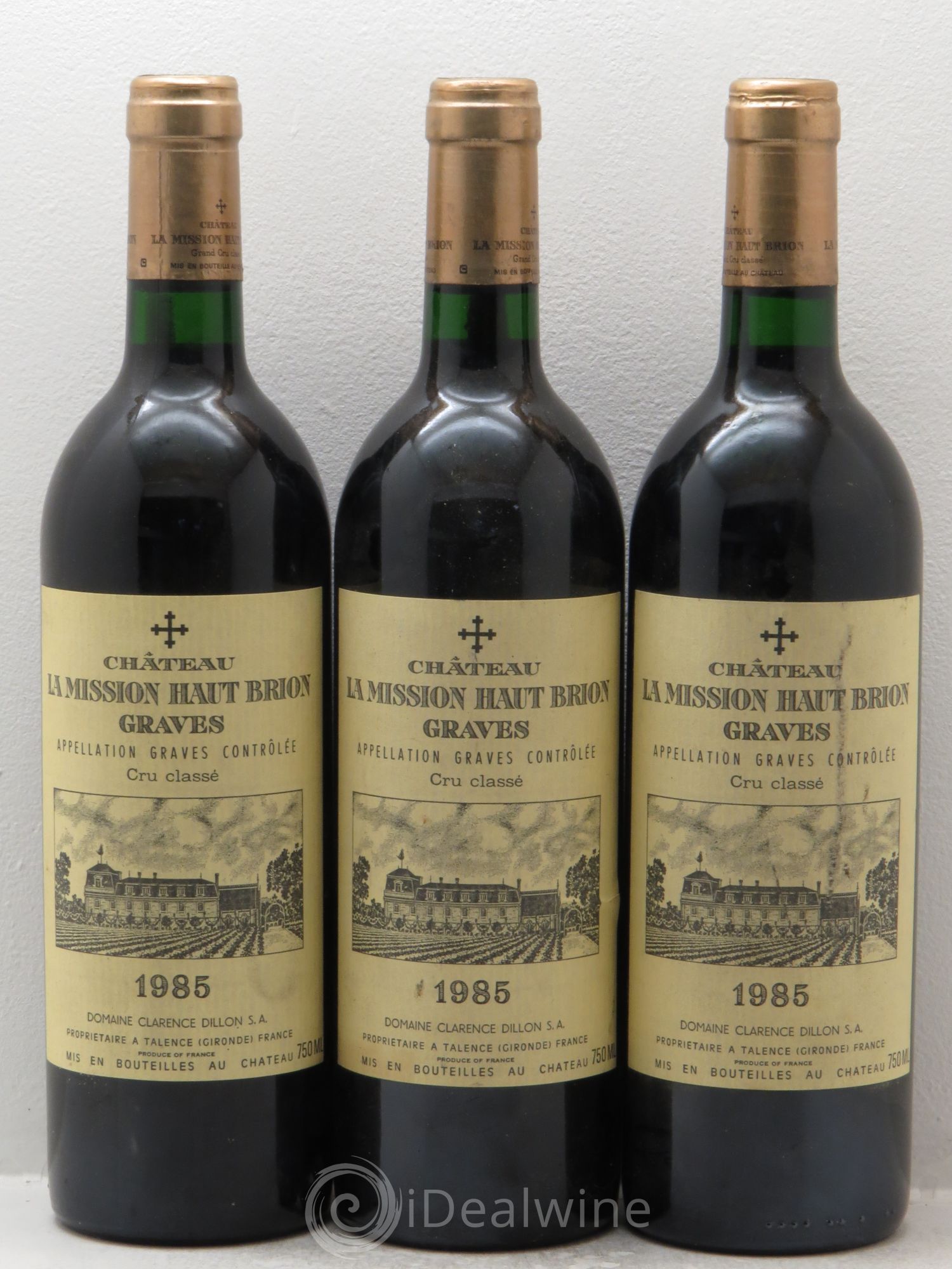 Château la Mission Haut-Brion Cru Classé de Graves 1985 - Lot de 6 bouteilles - 2