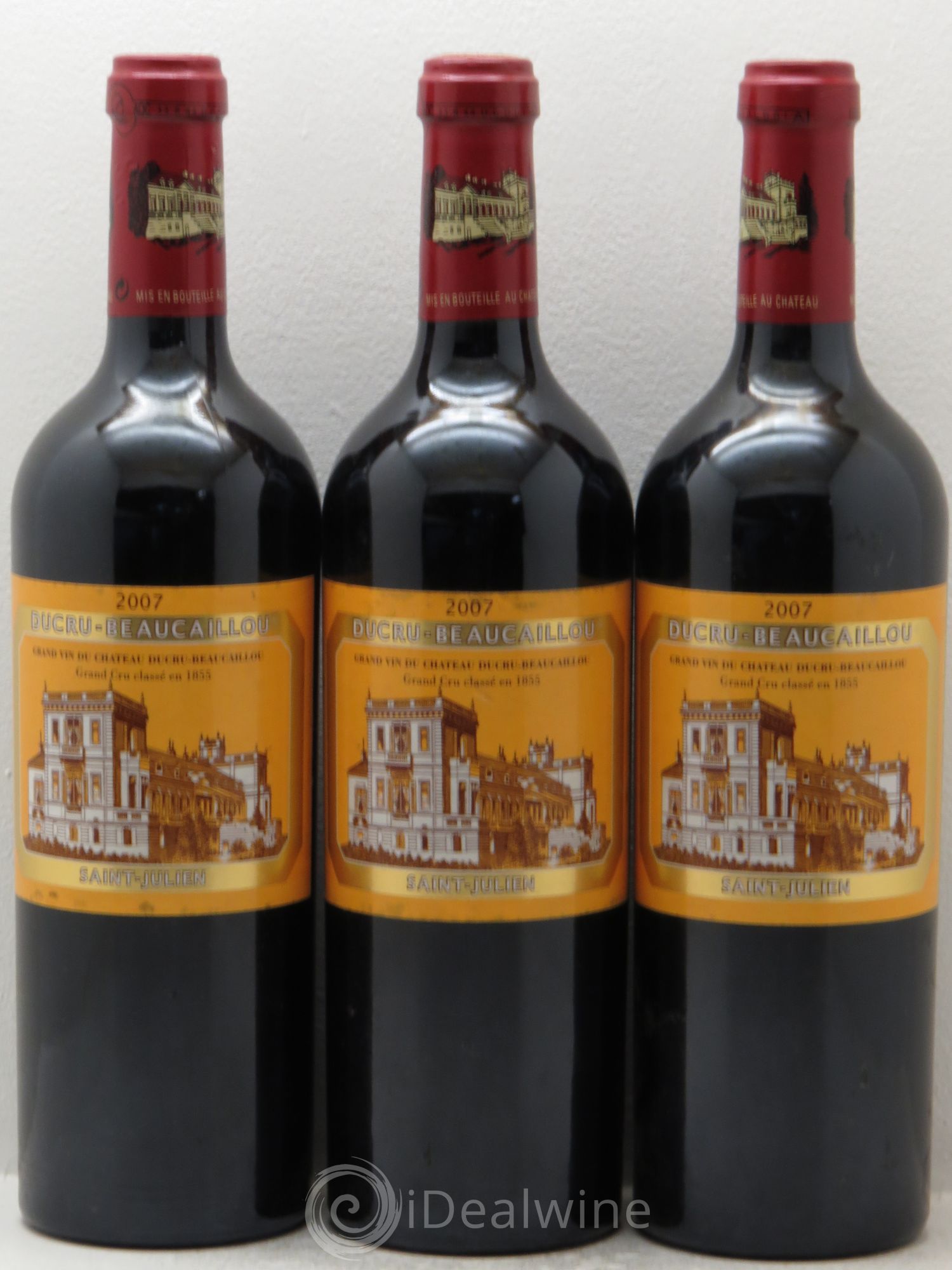 Château Ducru Beaucaillou 2ème Grand Cru Classé 2007 - Lot de 3 bouteilles - 0