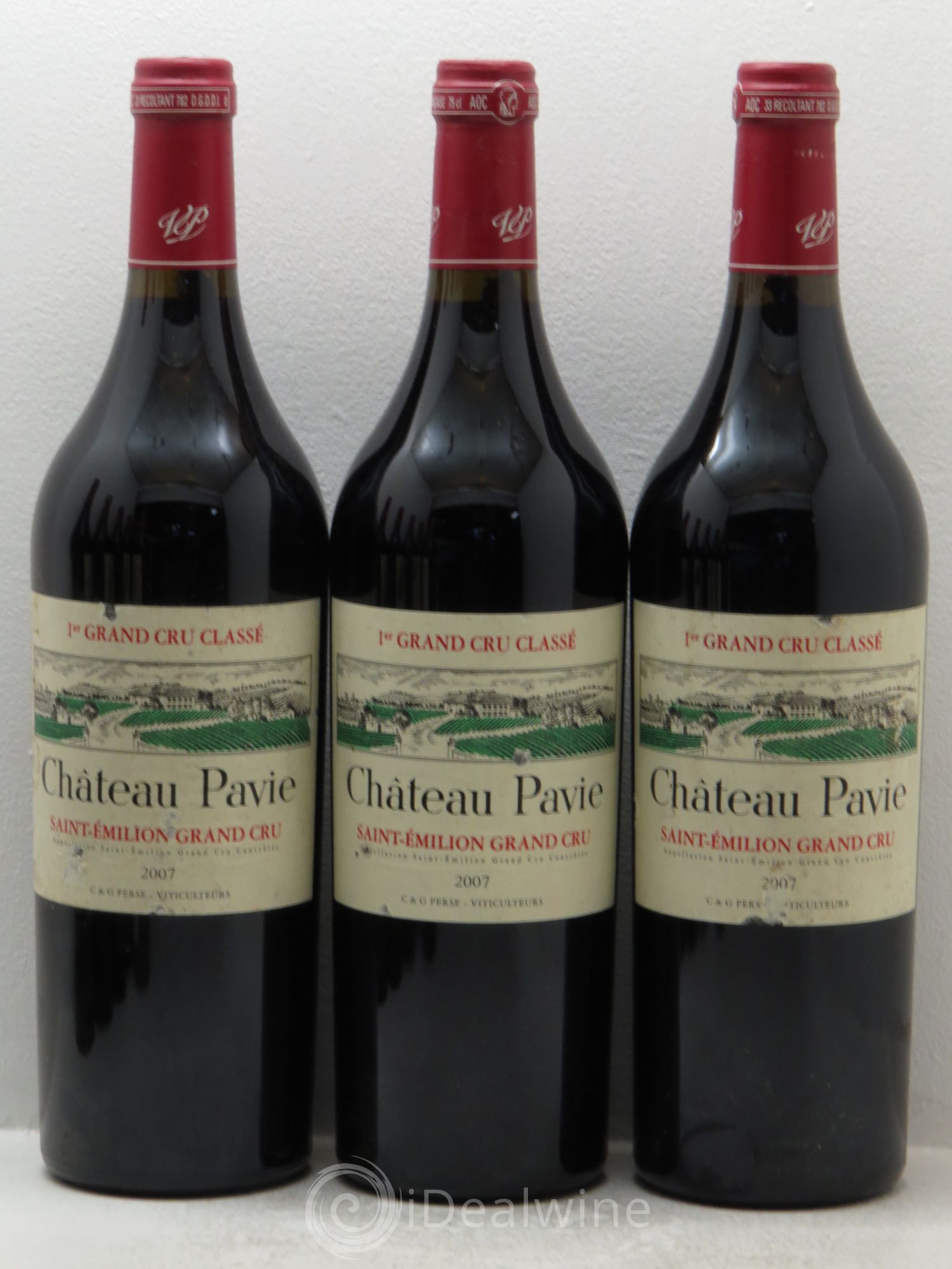 Château Pavie 1er Grand Cru Classé A 2007 - Lot de 12 bouteilles - 2