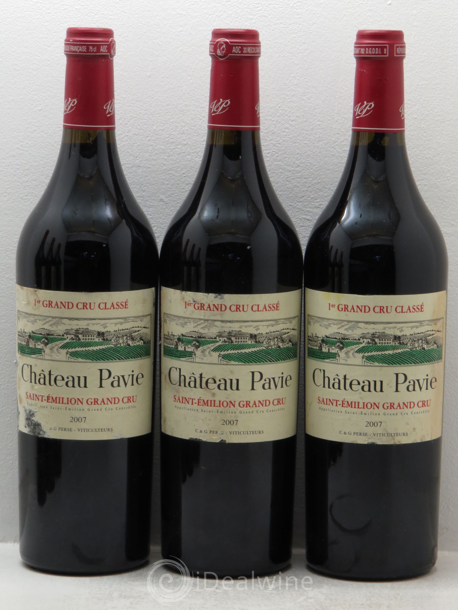 Château Pavie 1er Grand Cru Classé A 2007 - Lot de 12 bouteilles - 3