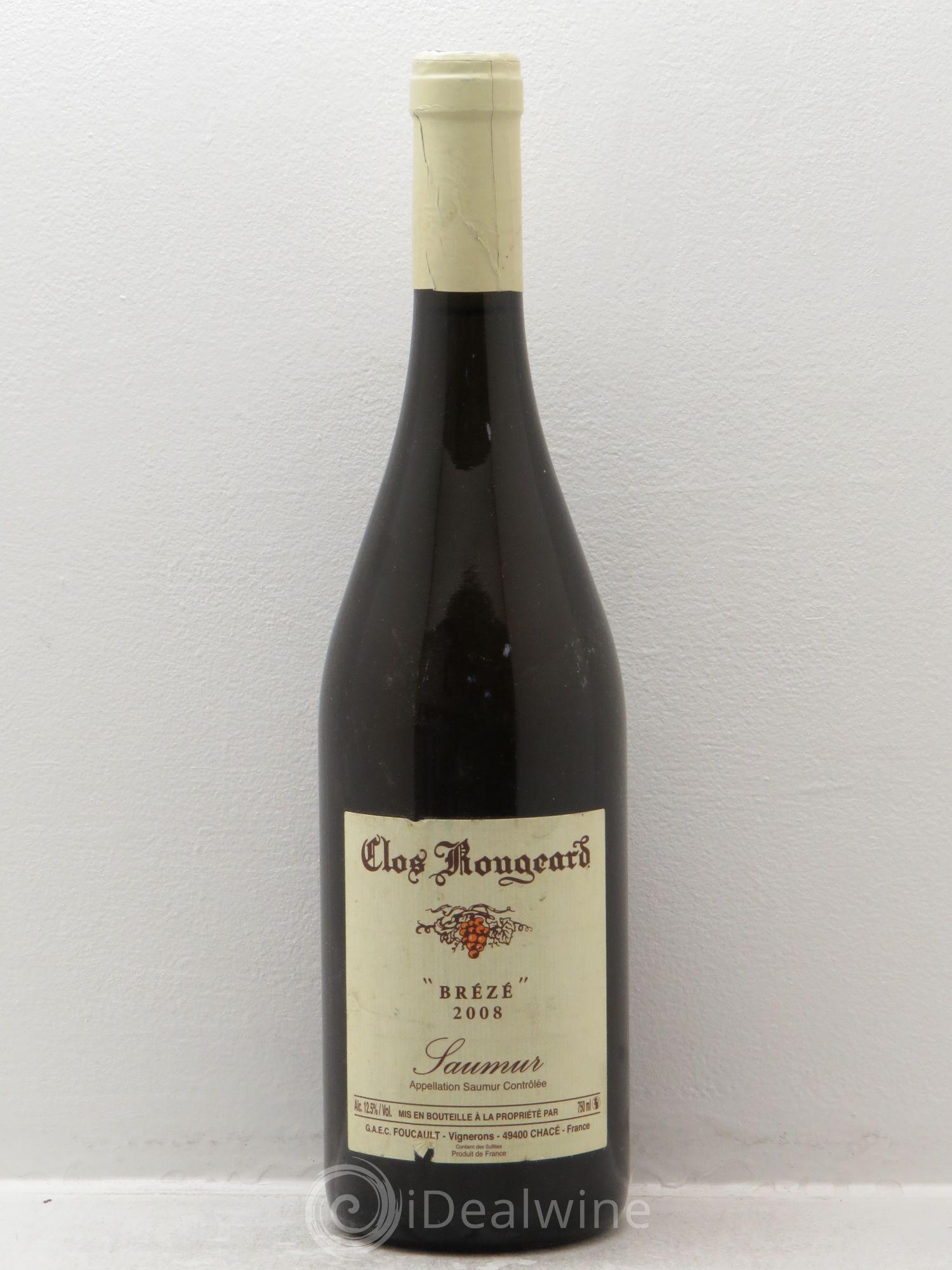 Saumur Brézé Clos Rougeard 2008 - Lot de 1 bouteille - 0