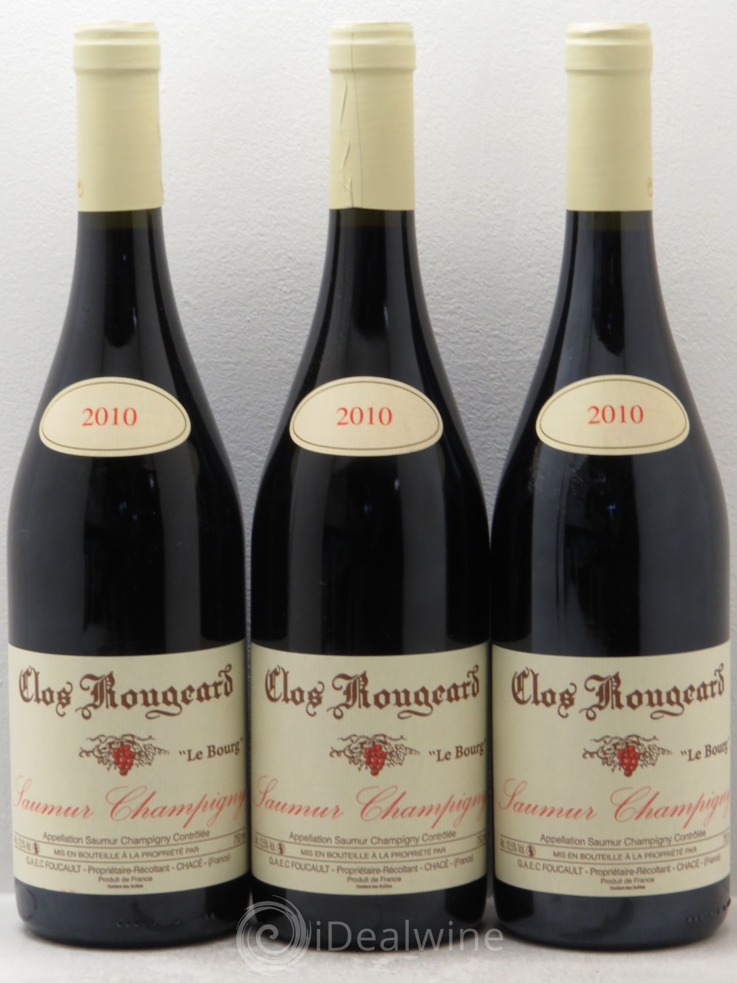 Saumur-Champigny Le Bourg Clos Rougeard 2010 - Lot de 3 bouteilles - 0