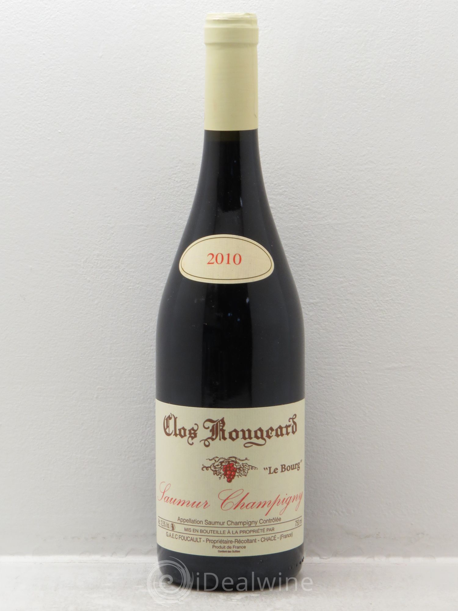 Saumur-Champigny Le Bourg Clos Rougeard 2010 - Lot de 1 bouteille - 0