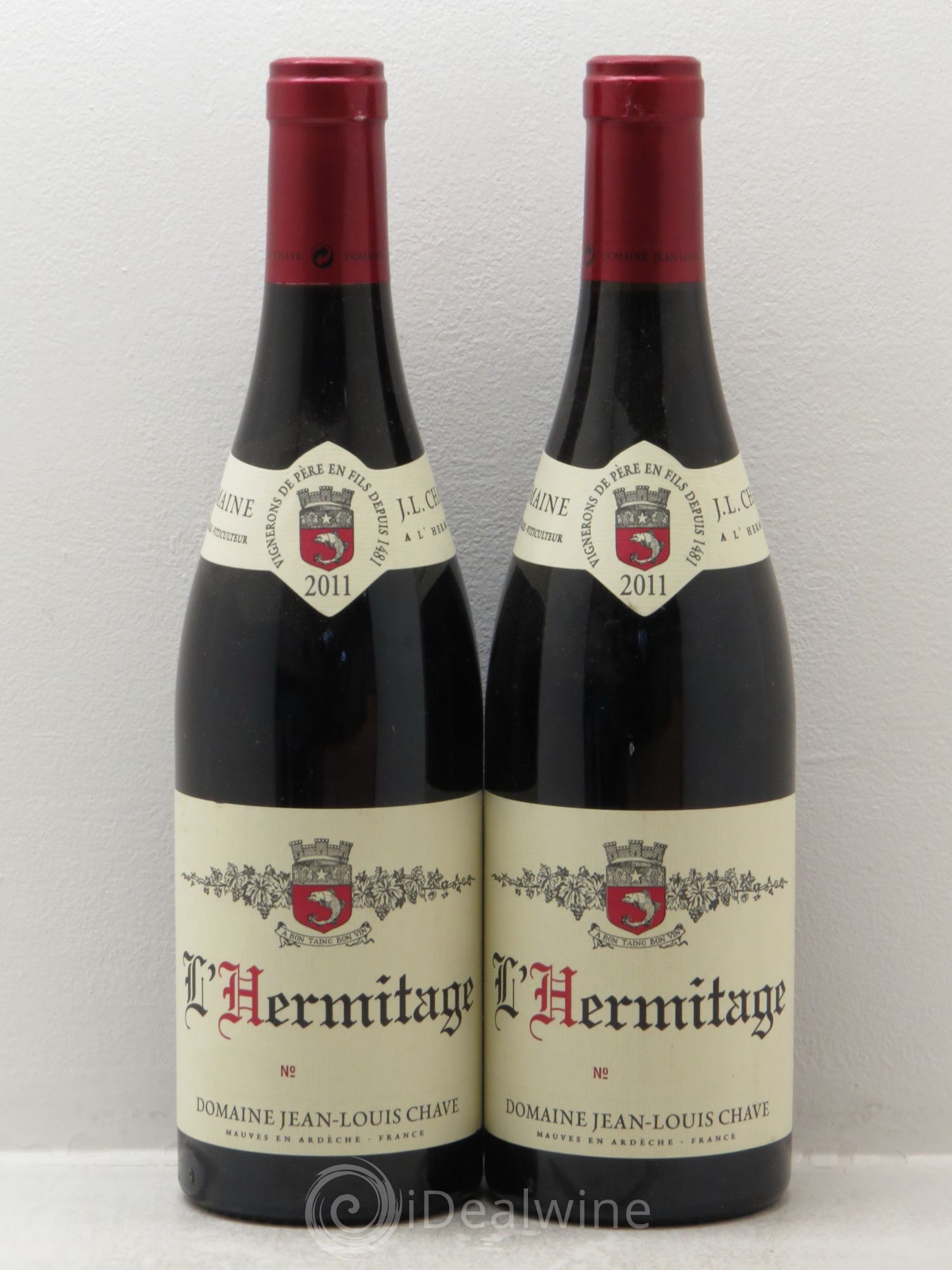Hermitage Jean-Louis Chave 2011 - Lot de 2 bouteilles - 0