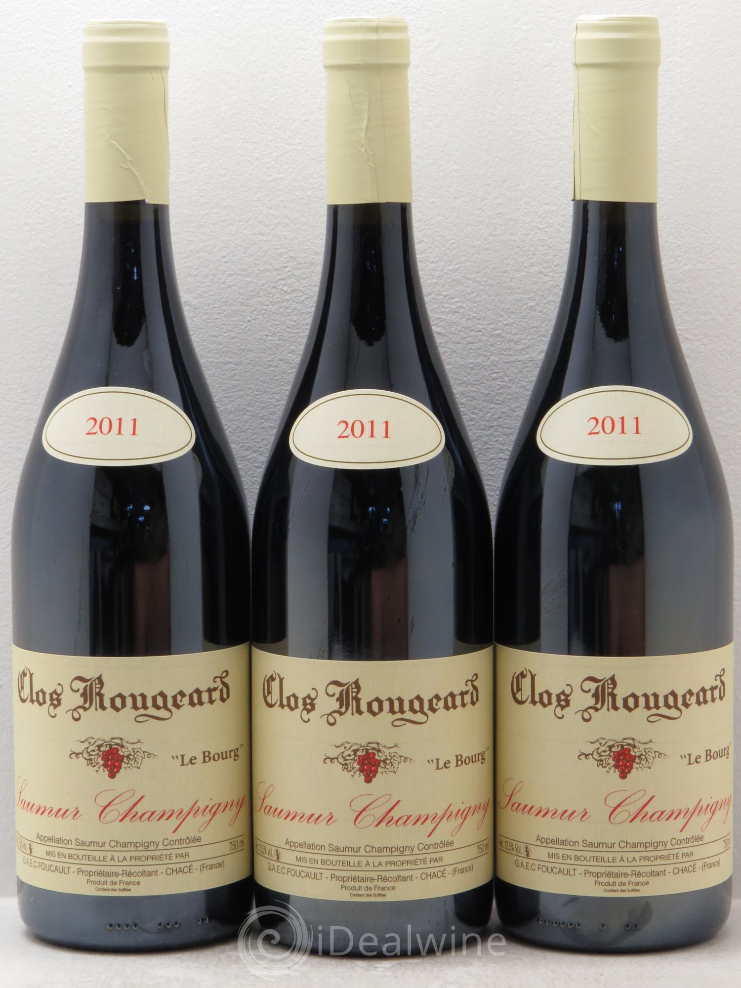 Saumur-Champigny Le Bourg Clos Rougeard 2011 - Lot de 3 bouteilles - 0