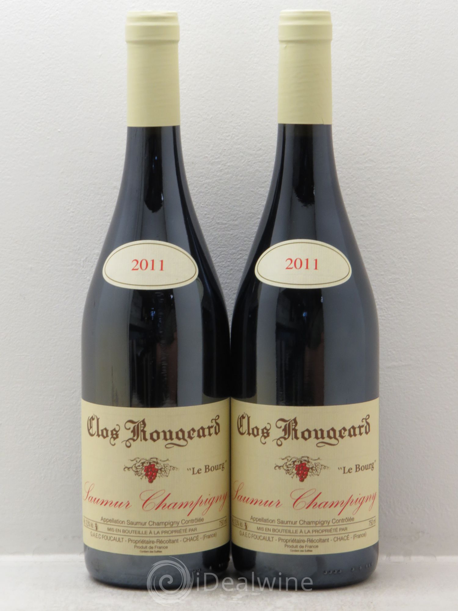 Saumur-Champigny Le Bourg Clos Rougeard 2011 - Lot de 2 bouteilles - 0