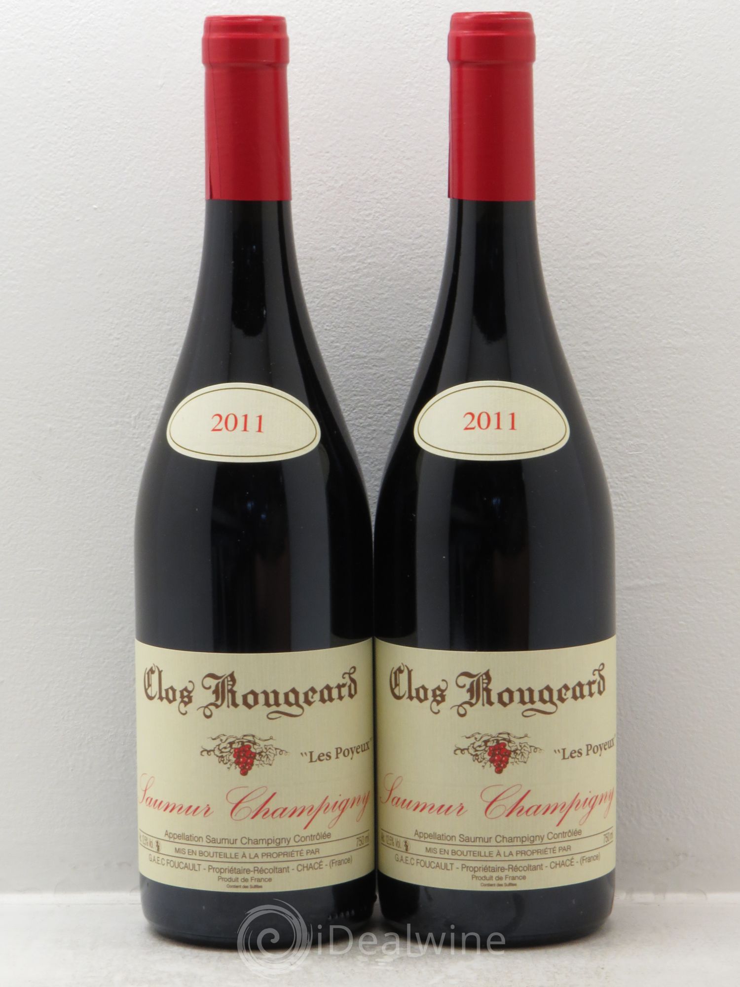 Saumur-Champigny Les Poyeux Clos Rougeard 2011 - Lot de 2 bouteilles - 0
