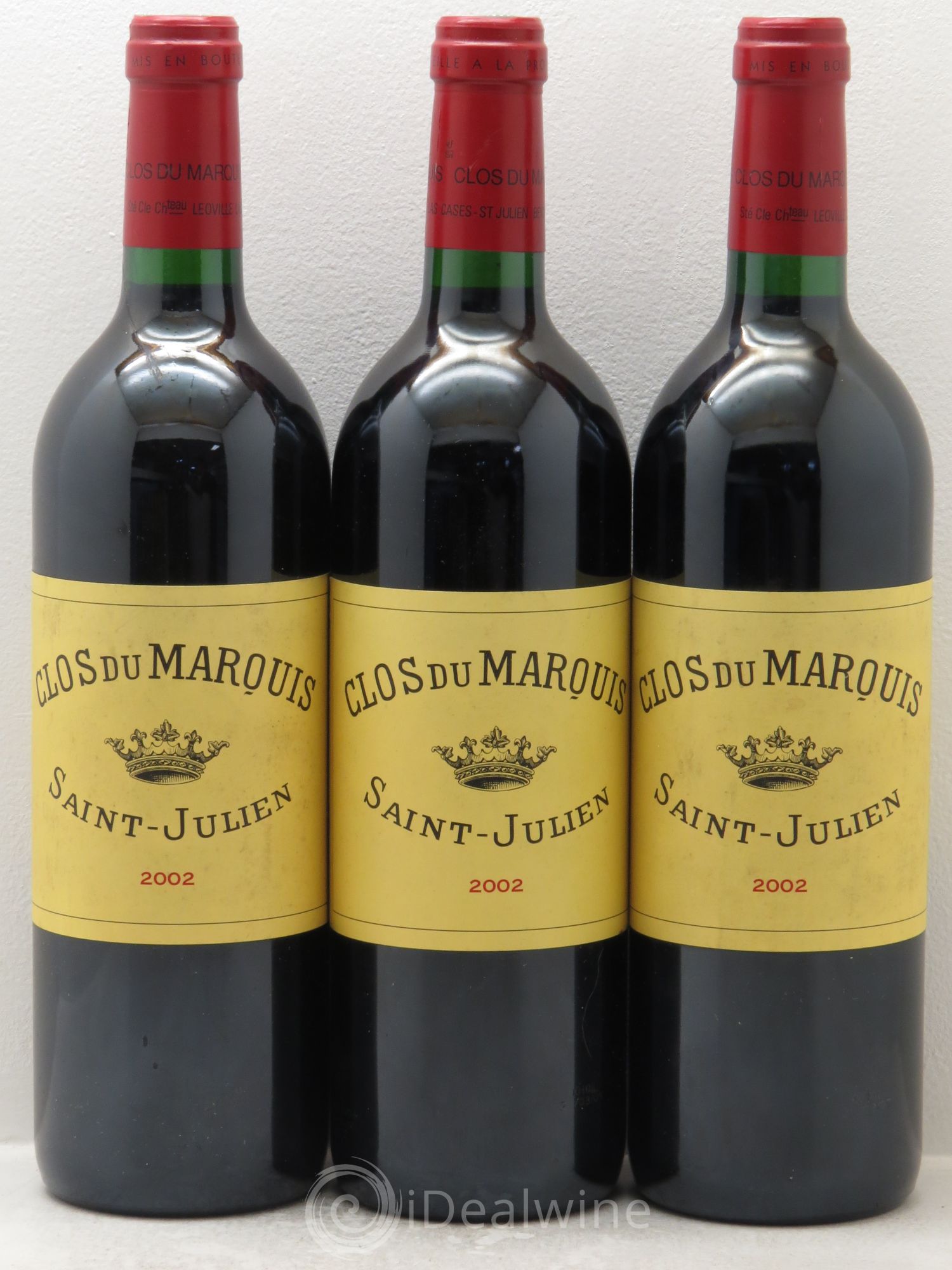 Clos du Marquis 2002 - Lot de 3 bouteilles - 0