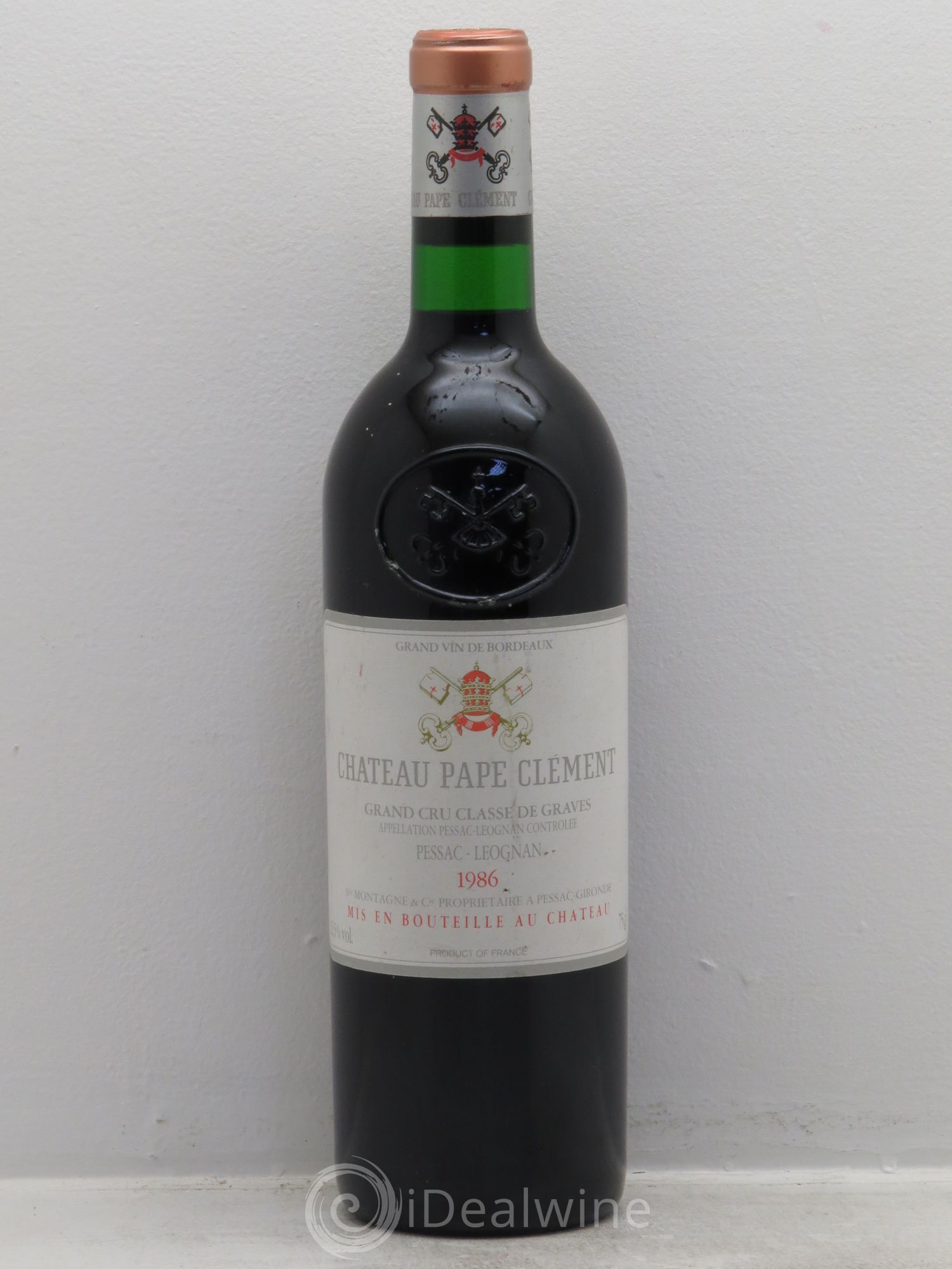 Château Pape Clément Cru Classé de Graves 1986 - Lot de 1 bouteille - 0