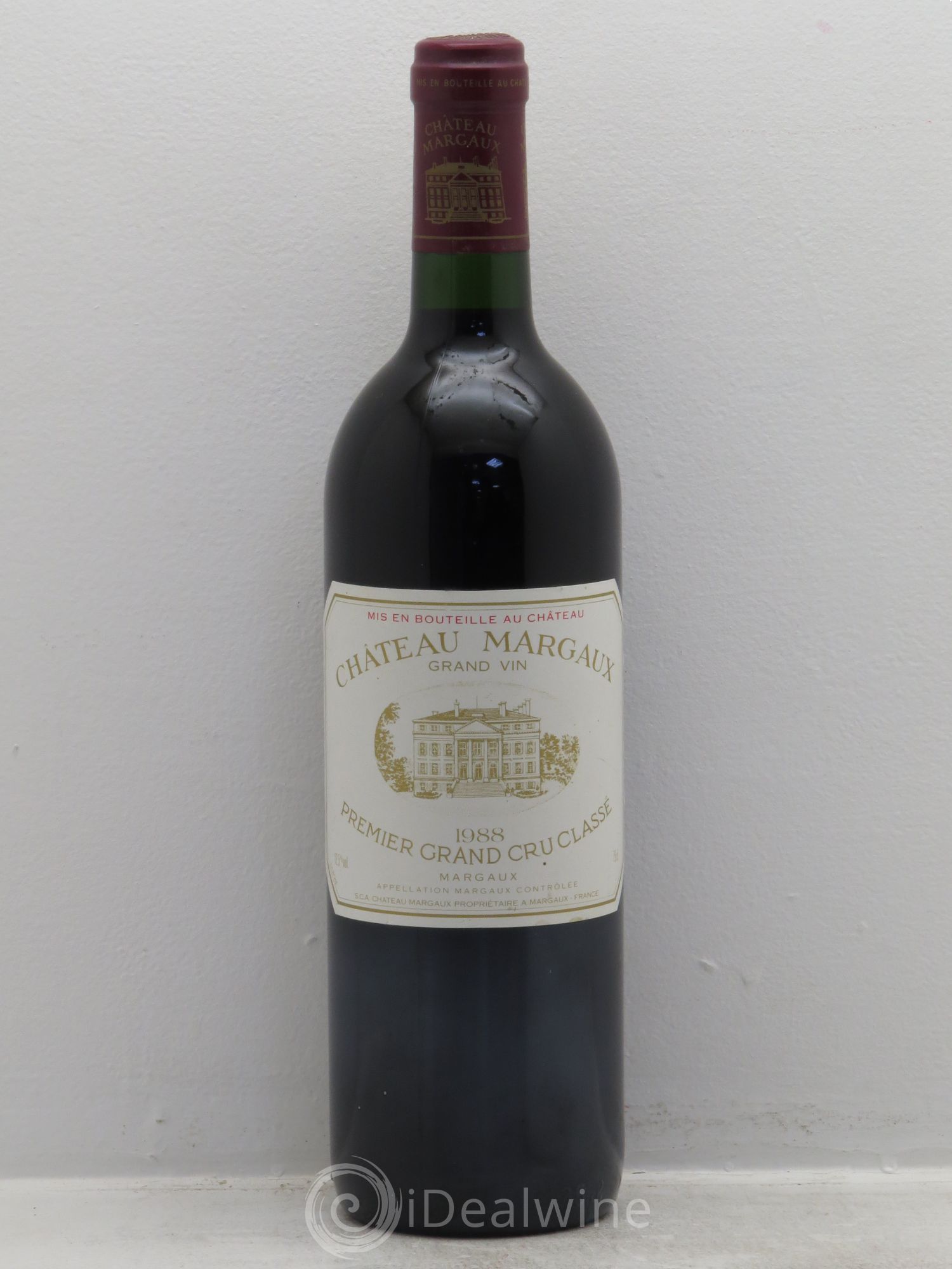 Château Margaux 1er Grand Cru Classé 1988 - Lot de 1 bouteille - 0