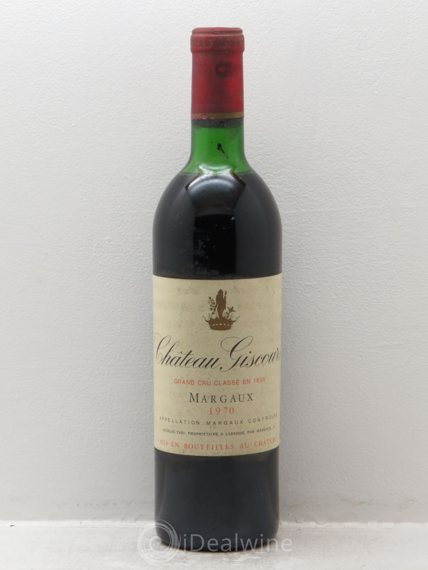 Château Giscours 3ème Grand Cru Classé 1970 - Lot de 1 bouteille - 0