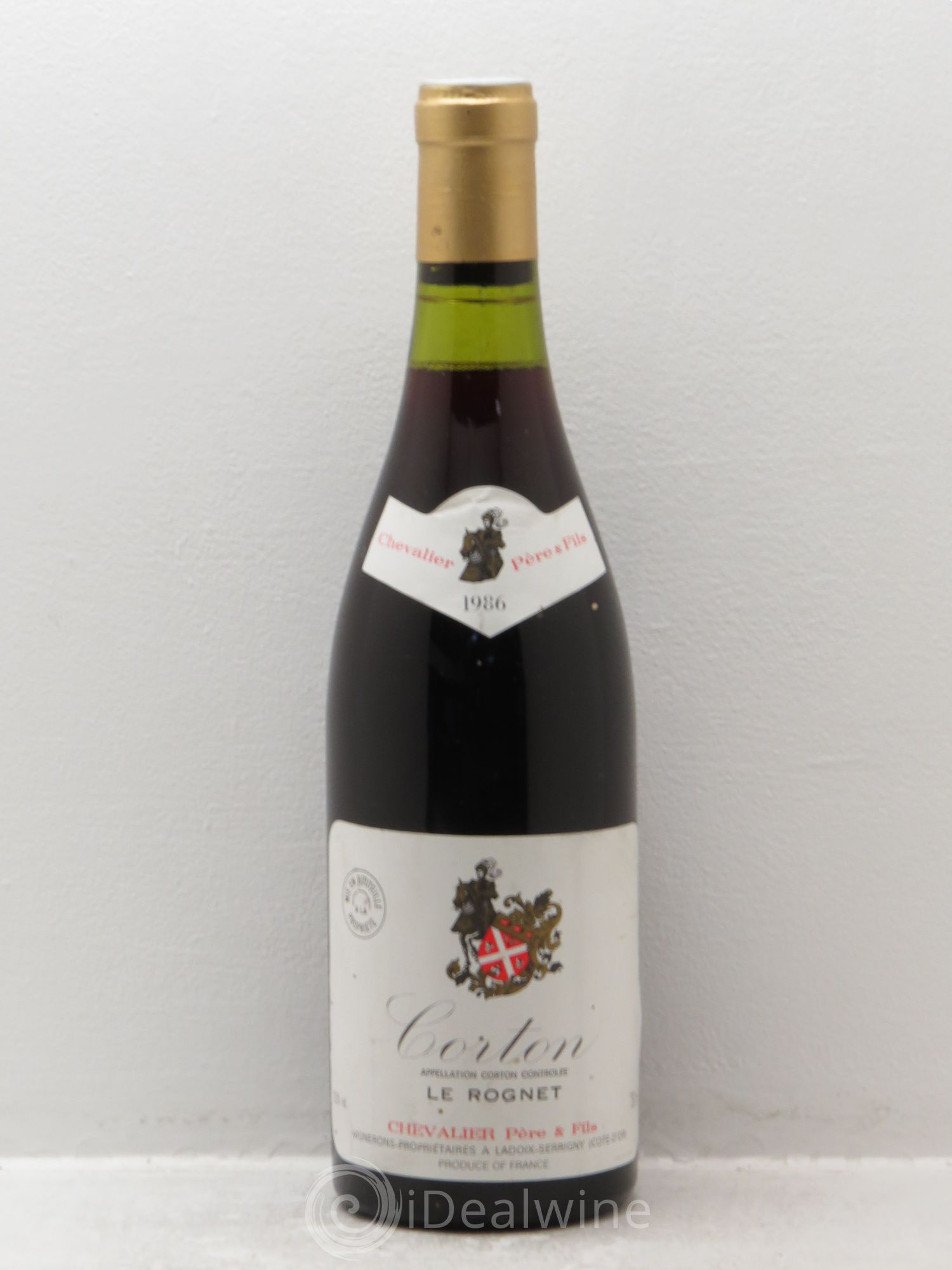 Corton Grand Cru Le Rognet Domaine Chevalier 1986 - Lot de 1 bouteille - 0