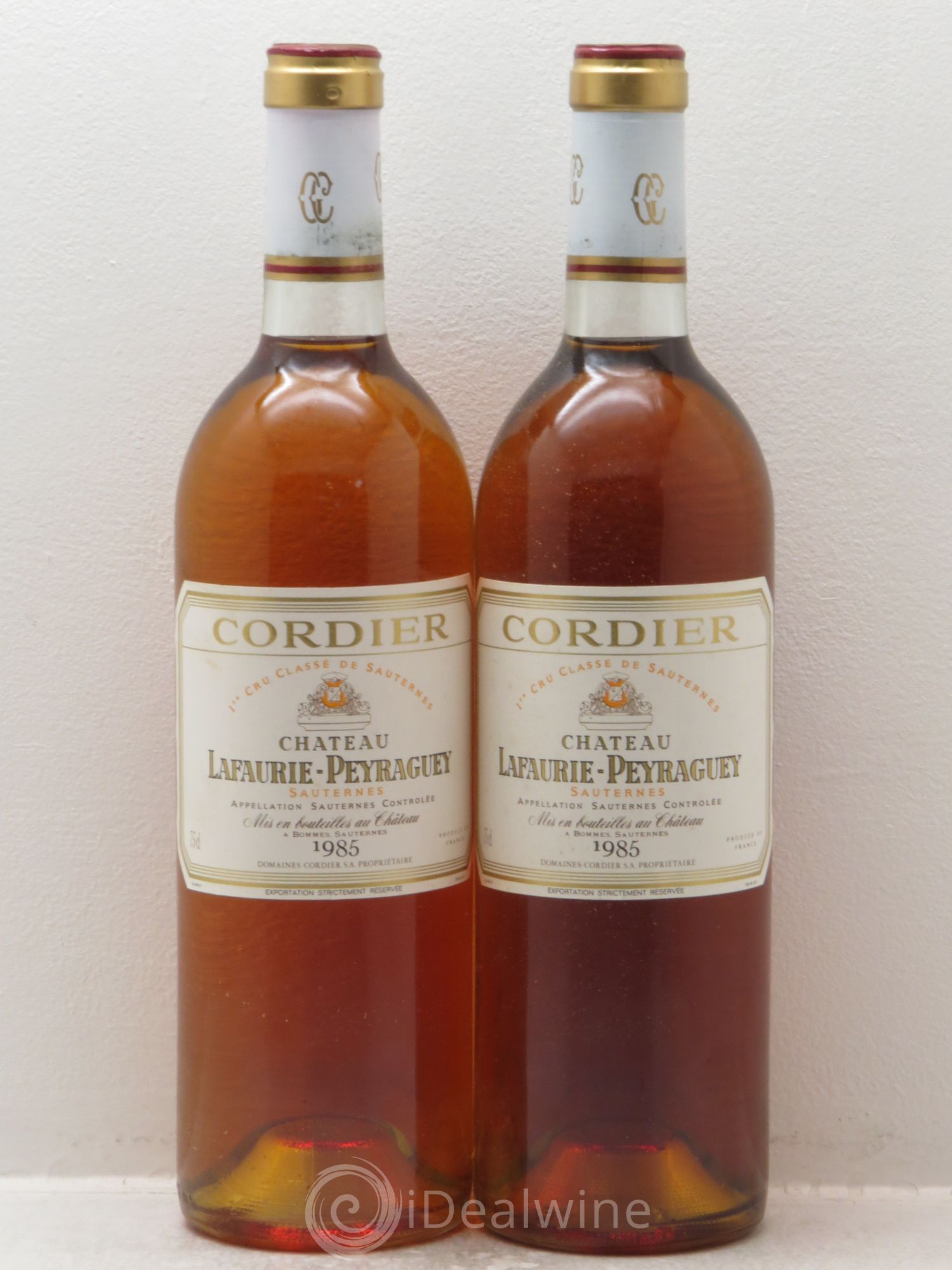 Château Lafaurie-Peyraguey 1er Grand Cru Classé 1985 - Lotto di 2 bottiglie - 0