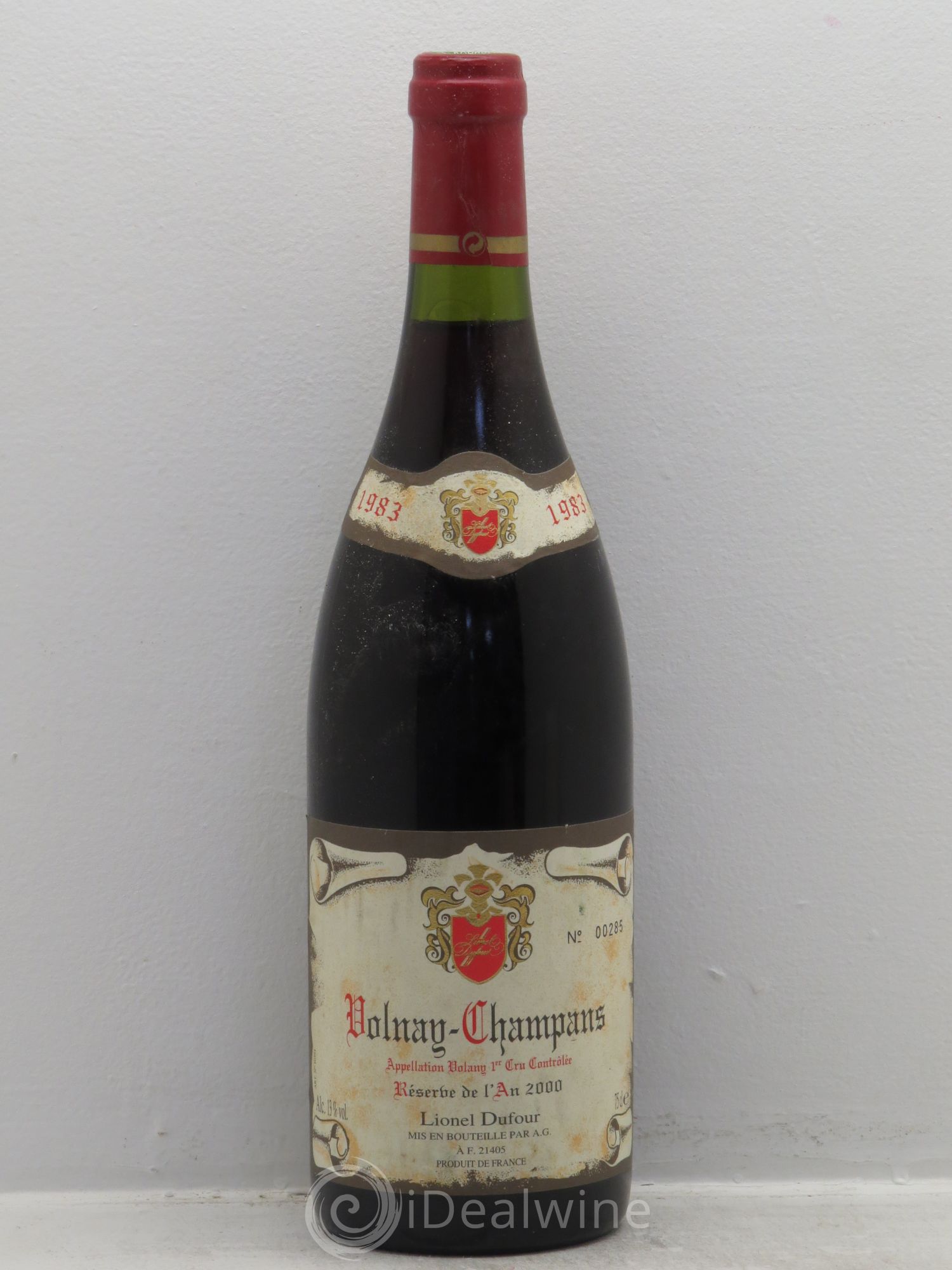 Volnay 1er Cru Réserve de l'an 2000 - Dufour 1983 - Posten von 1 Flasche - 0