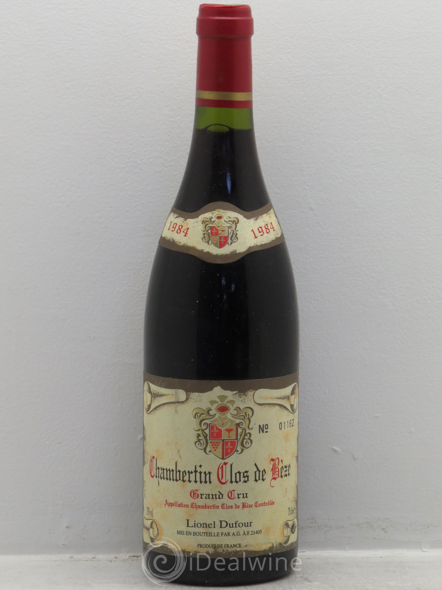 Chambertin Clos de Bèze Grand Cru Lionel Dufour 1984 - Lot de 1 bouteille - 0