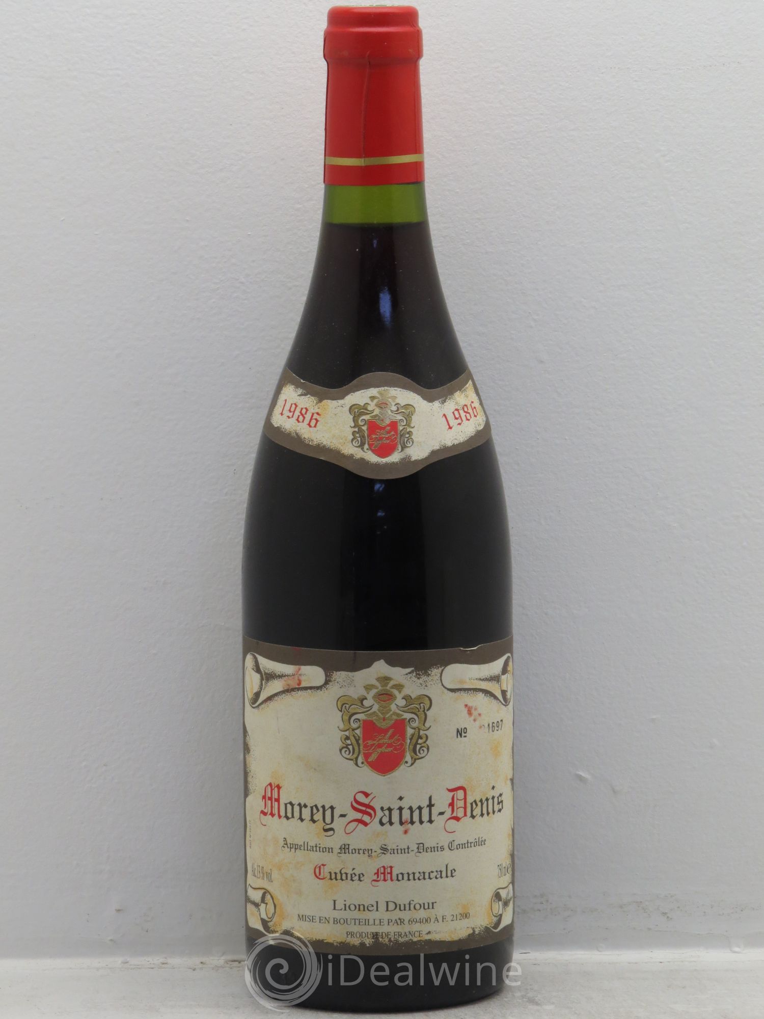 Morey-Saint-Denis Cuvée Monacale - Lionel Dufour 1986 - Posten von 6 Flaschen - 0