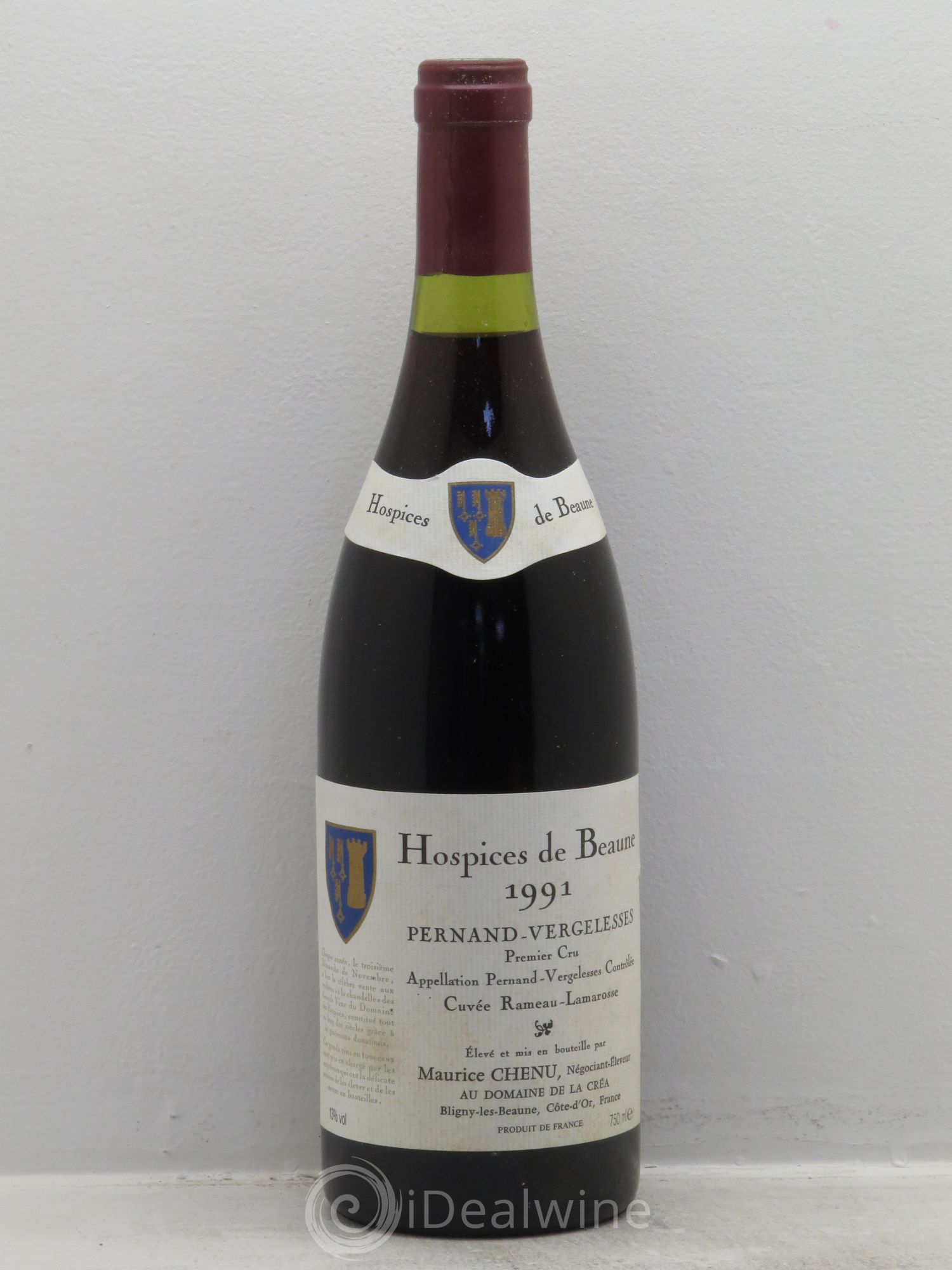 Pernand-Vergelesses 1er Cru Cuvée Rameau-Lamarosse 1991 - Lot de 1 bouteille - 0