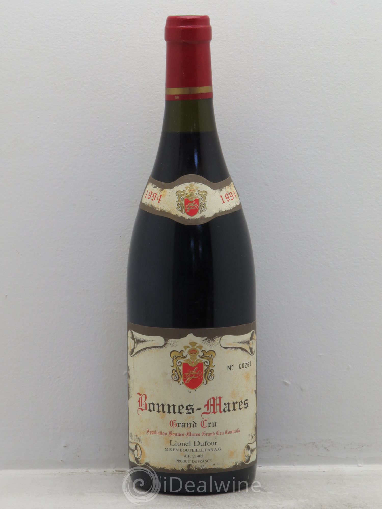 Bonnes-Mares Grand Cru Lionel Dufour 1994 - Posten von 1 Flasche - 0