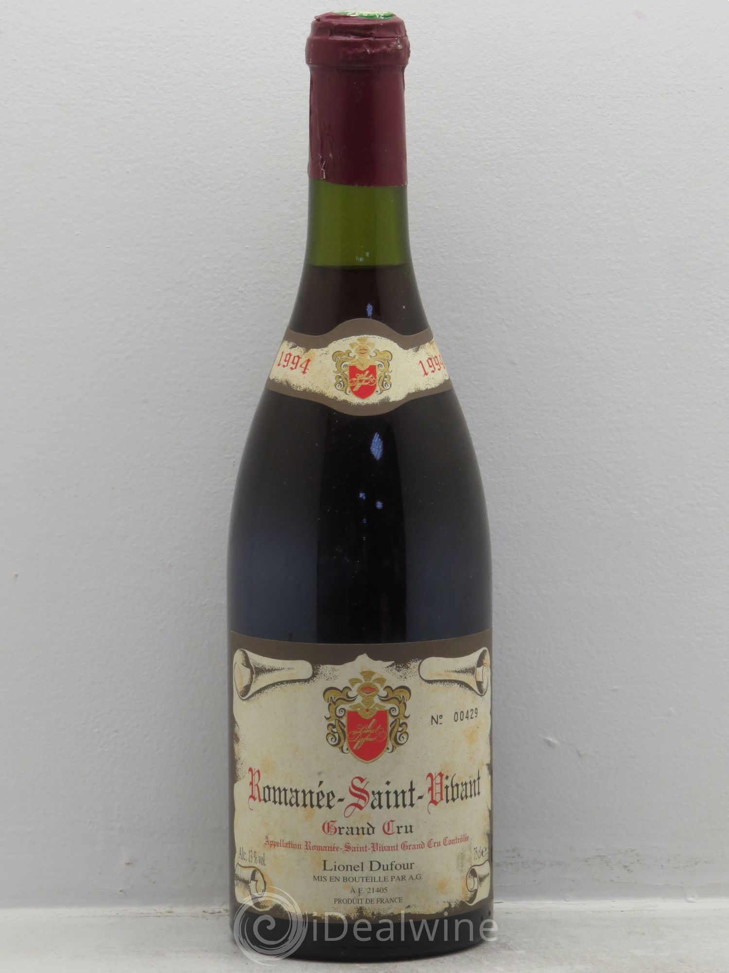 Romanée-Saint-Vivant Grand Cru Lionel Dufour 1994 - Lot de 1 bouteille - 0