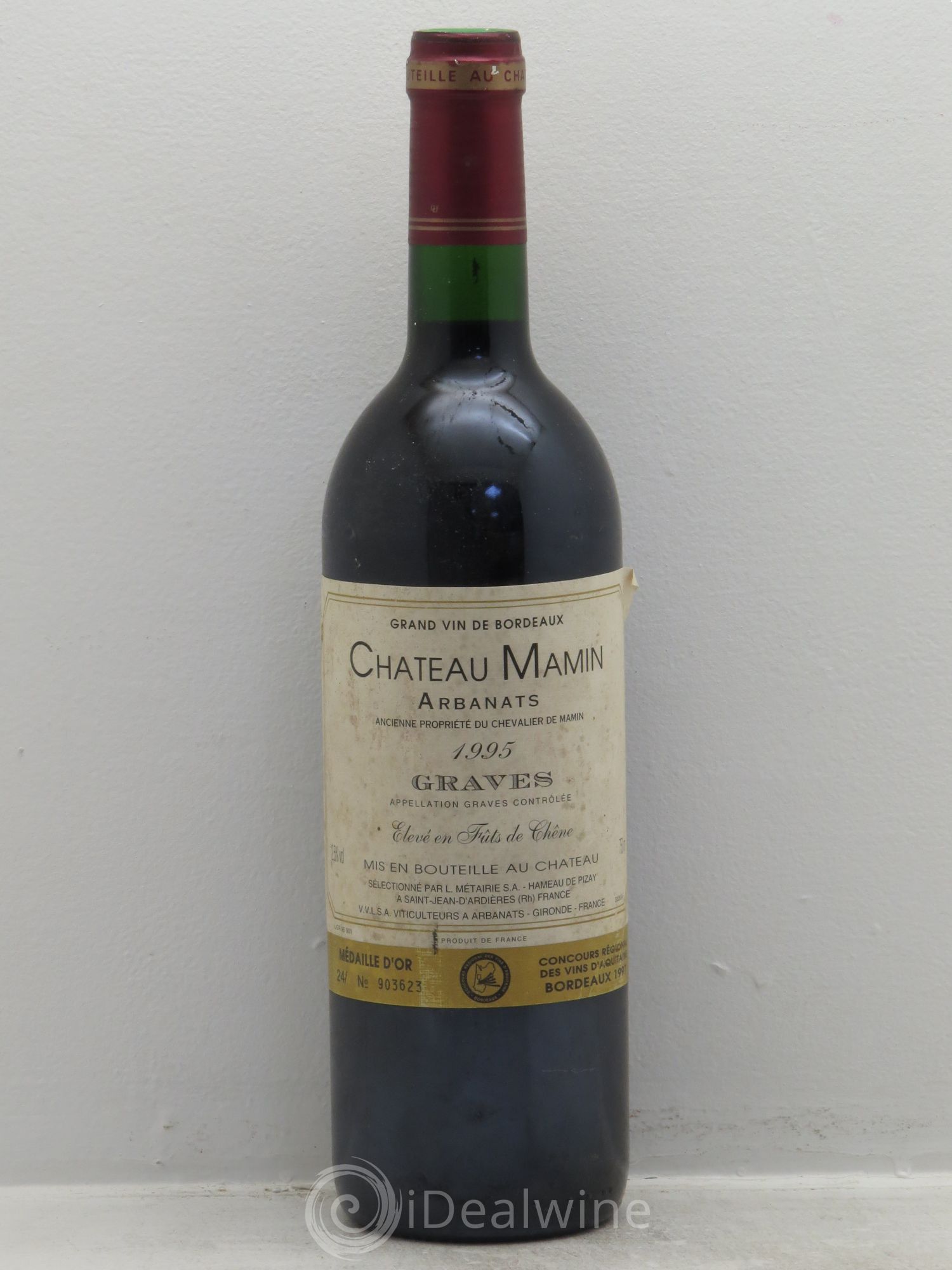 Graves Château Mamin (sans prix de réserve) 1995 - Posten von 1 Flasche - 0