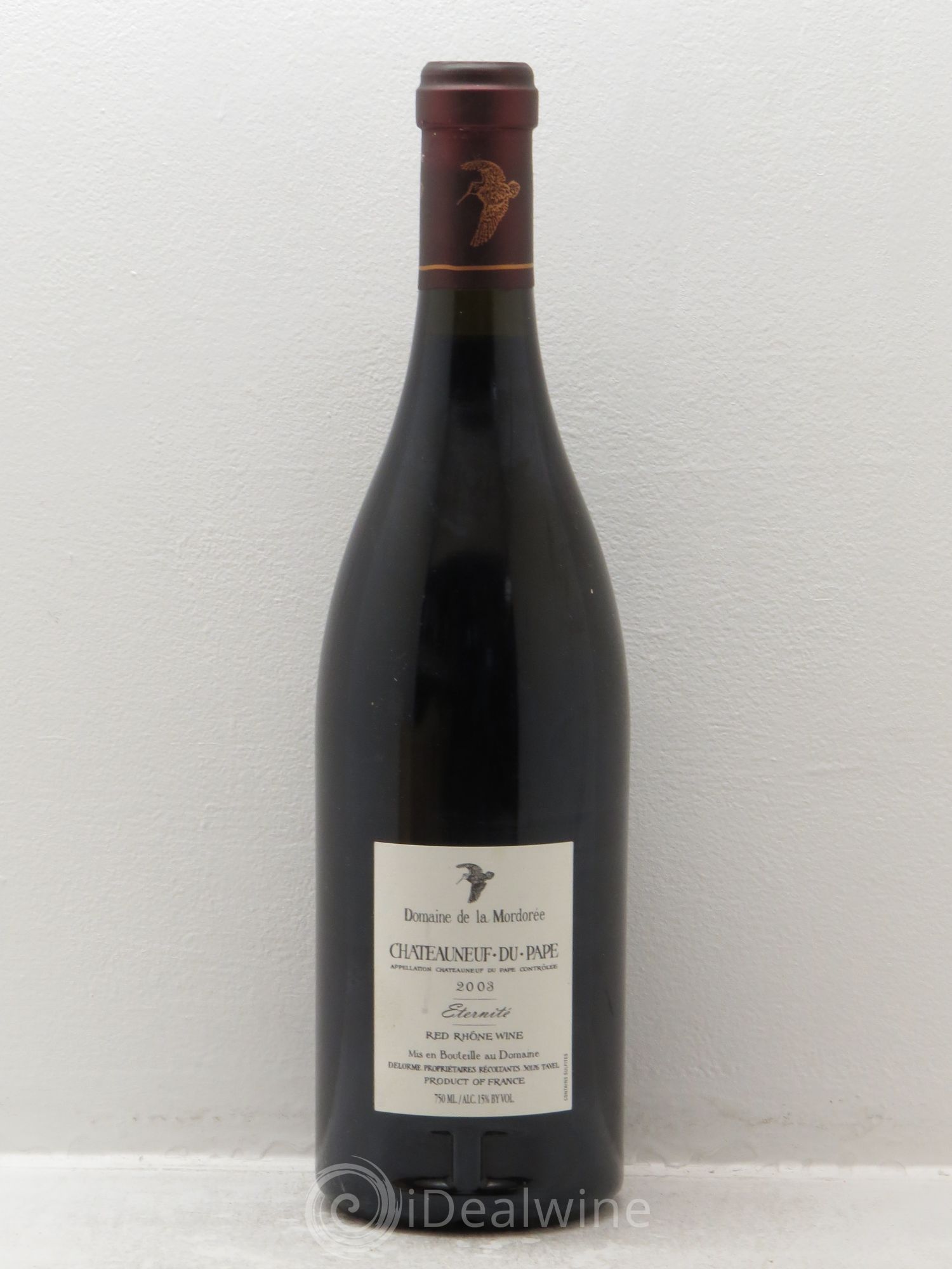 Châteauneuf-du-Pape La Plume du Peintre La Mordorée (Domaine de) 2003 - Lot de 1 bouteille - 1