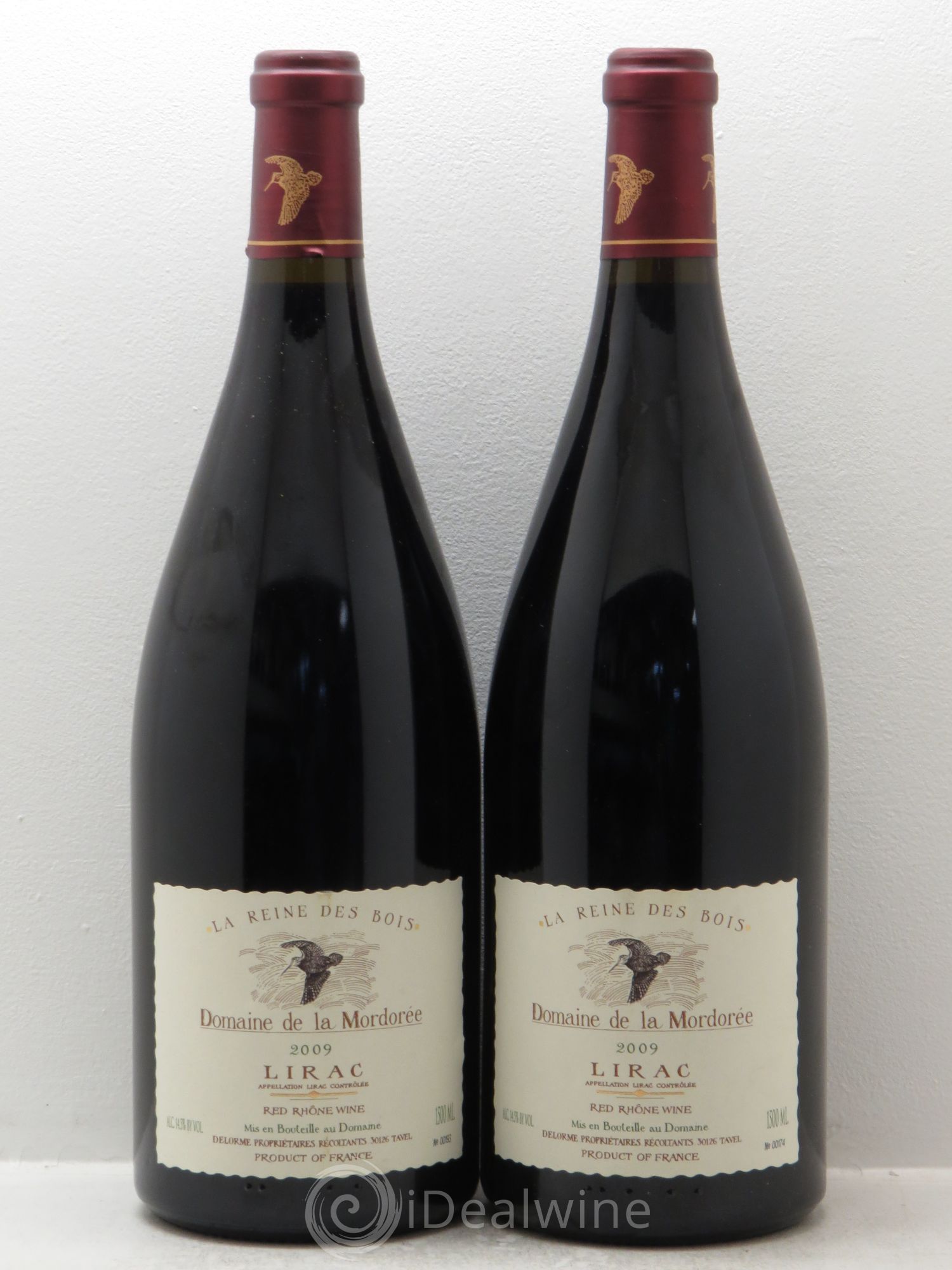 Lirac Cuvée Reine des Bois La Mordorée (Domaine de) 2009 - Lot de 2 magnums - 0