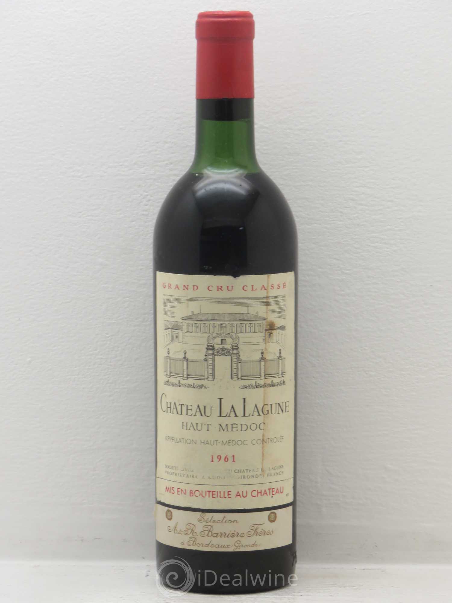 Château la Lagune 3ème Grand Cru Classé 1961 - Lot de 1 bouteille - 0