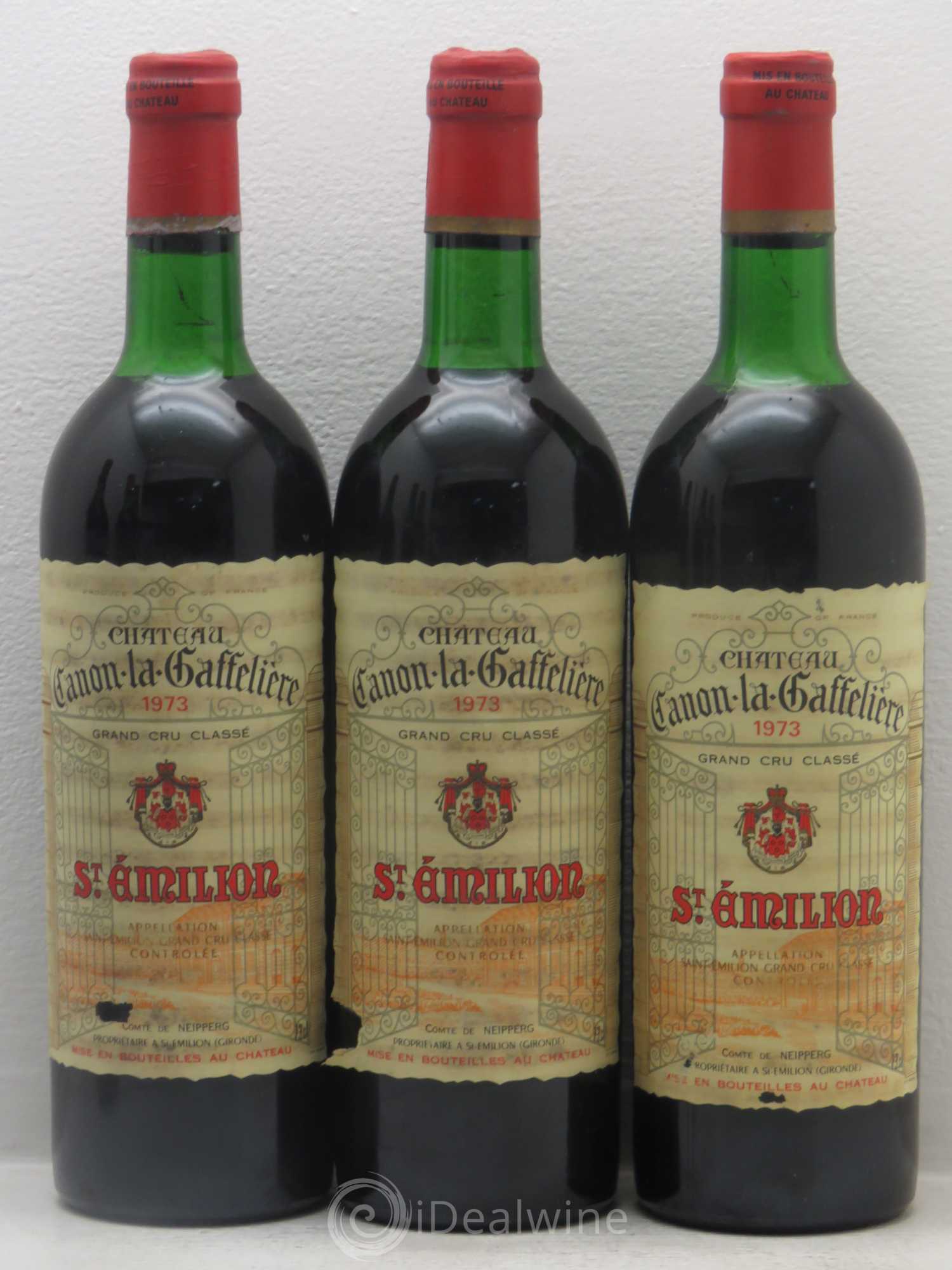 Château Canon la Gaffelière 1er Grand Cru Classé B 1973 - Lotto di 6 bottiglie - 1