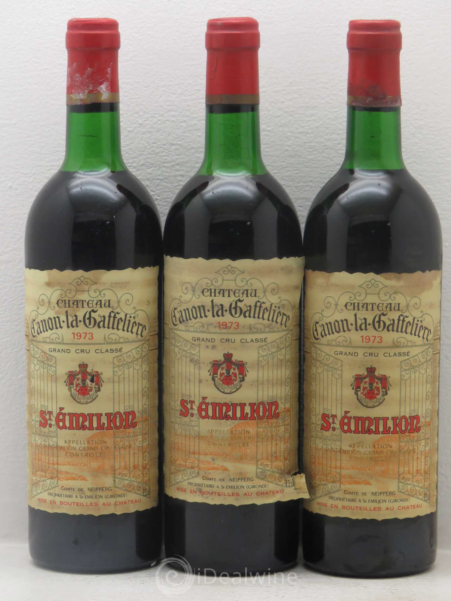 Château Canon la Gaffelière 1er Grand Cru Classé B 1973 - Lotto di 6 bottiglie - 2