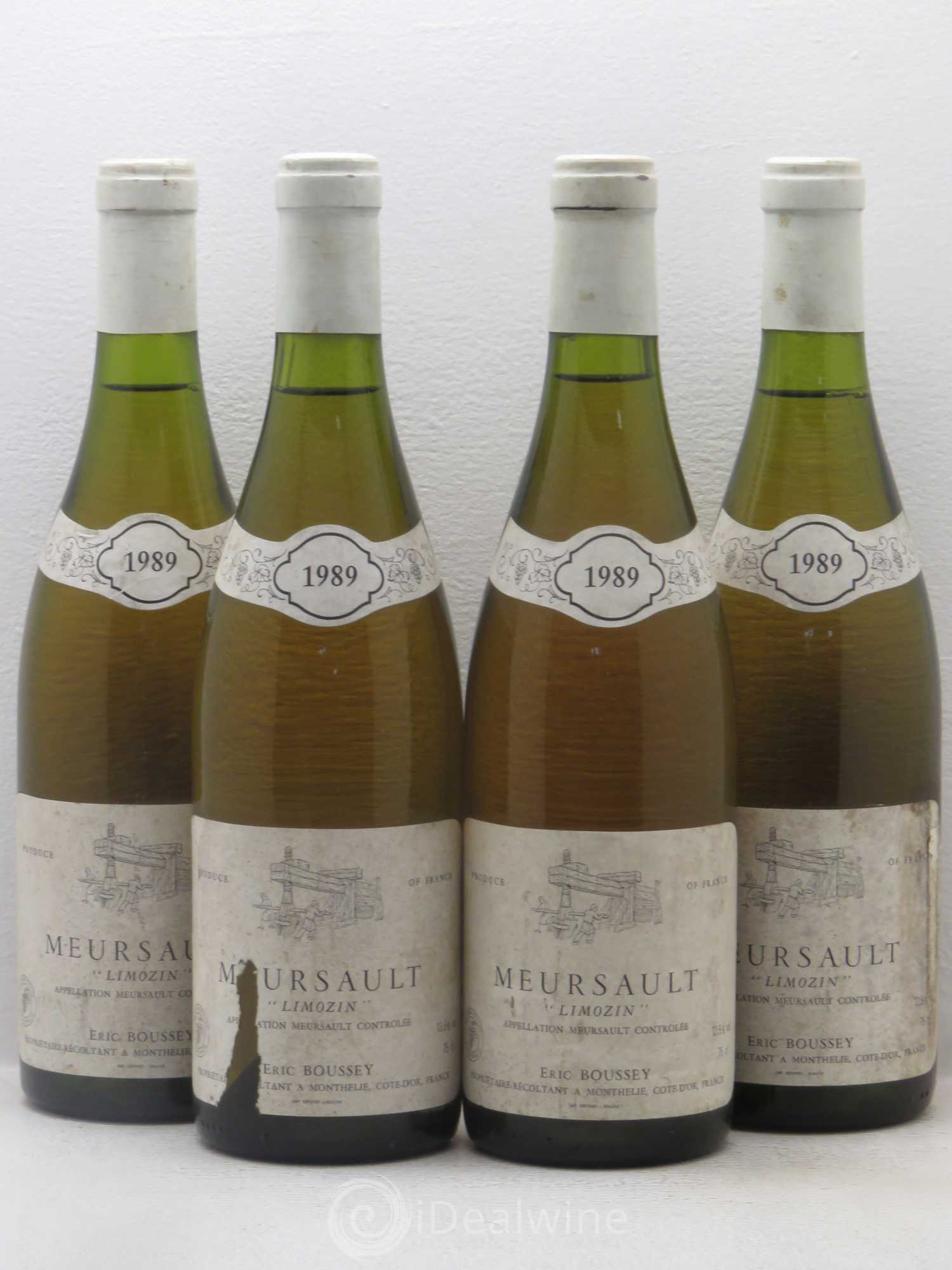 Meursault Limozin Eric Boussey 1989 - Posten von 4 Flaschen - 0