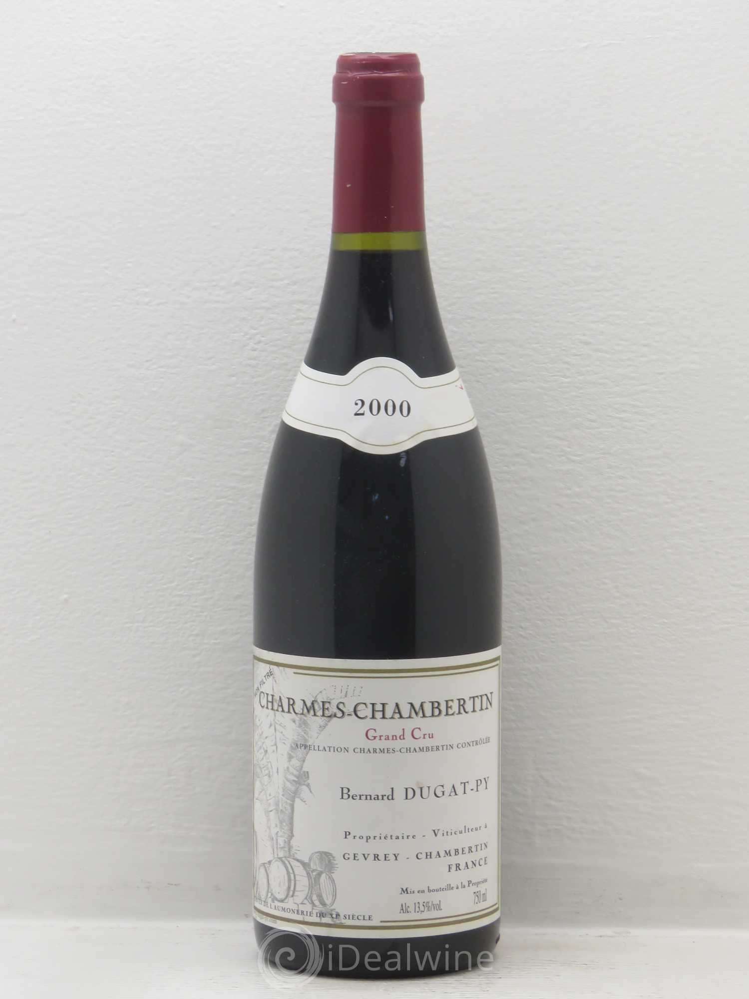 Charmes-Chambertin Grand Cru Dugat-Py 2000 - Lot de 1 bouteille - 0