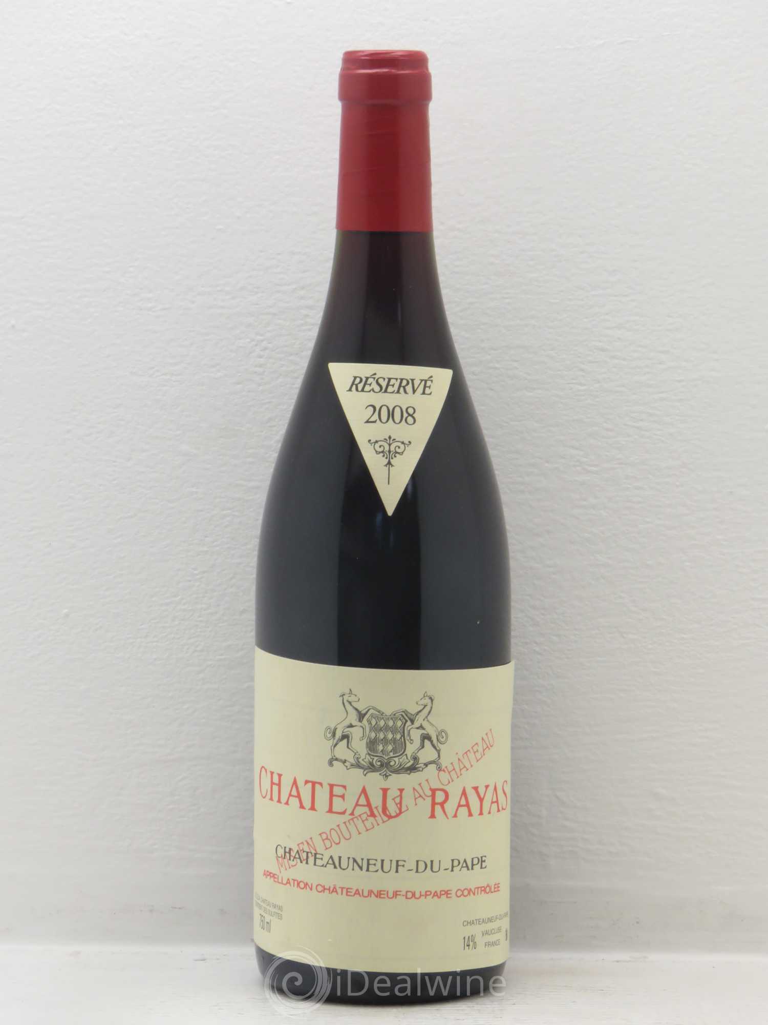 Châteauneuf-du-Pape Château Rayas Emmanuel Reynaud 2008 - Lot de 1 bouteille - 0