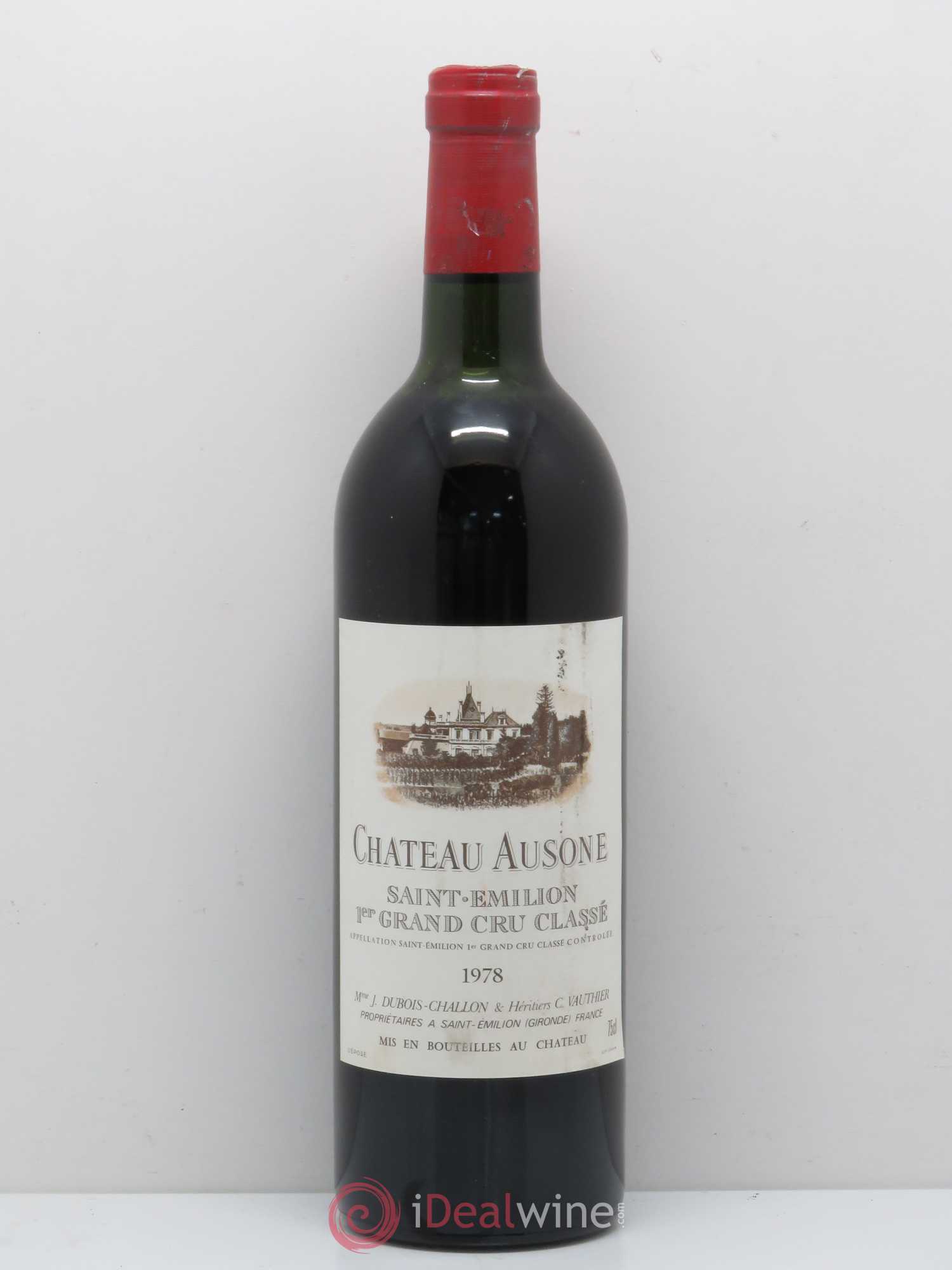 Château Ausone 1er Grand Cru Classé A 1978 - Lot de 1 bouteille - 0