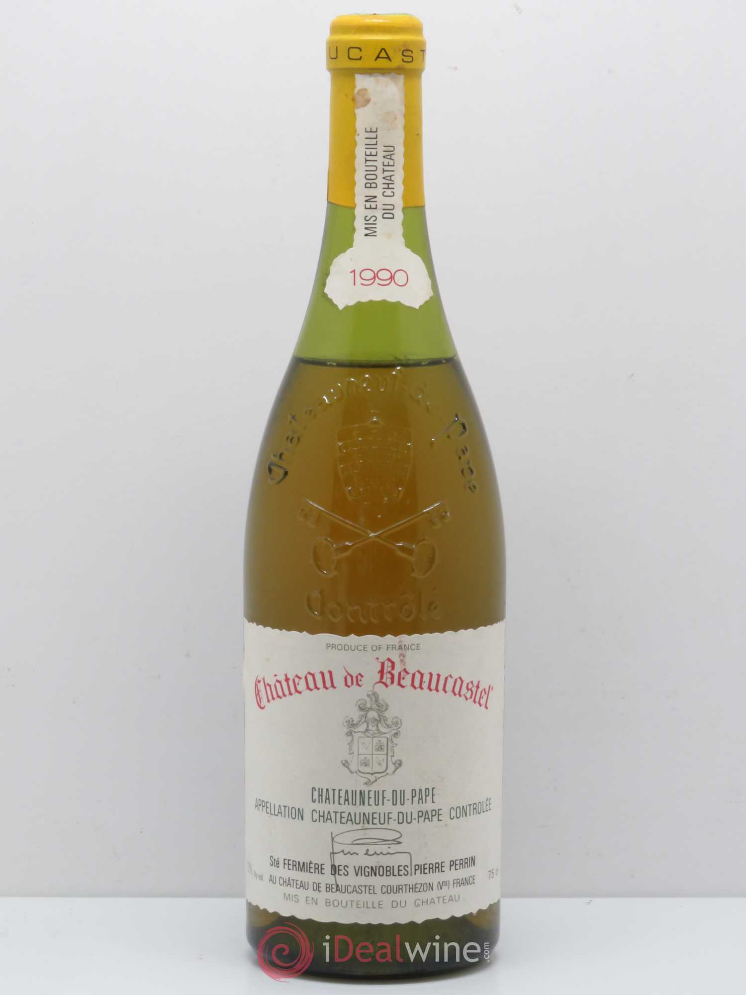 Châteauneuf-du-Pape Château de Beaucastel Famille Perrin 1990 - Lot de 1 bouteille - 0