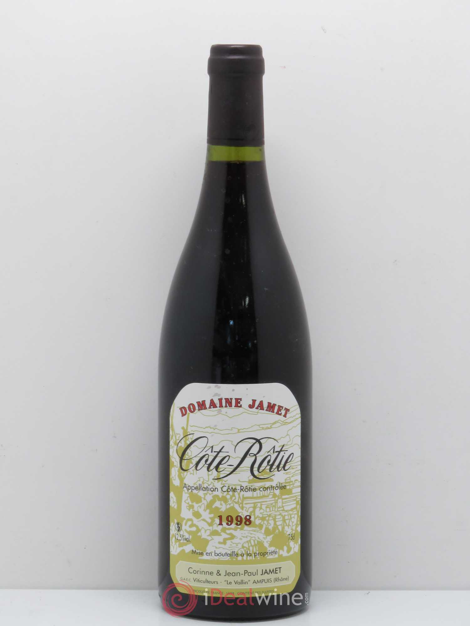 Côte-Rôtie Jamet (Domaine) 1998 - Lot de 1 bouteille - 0