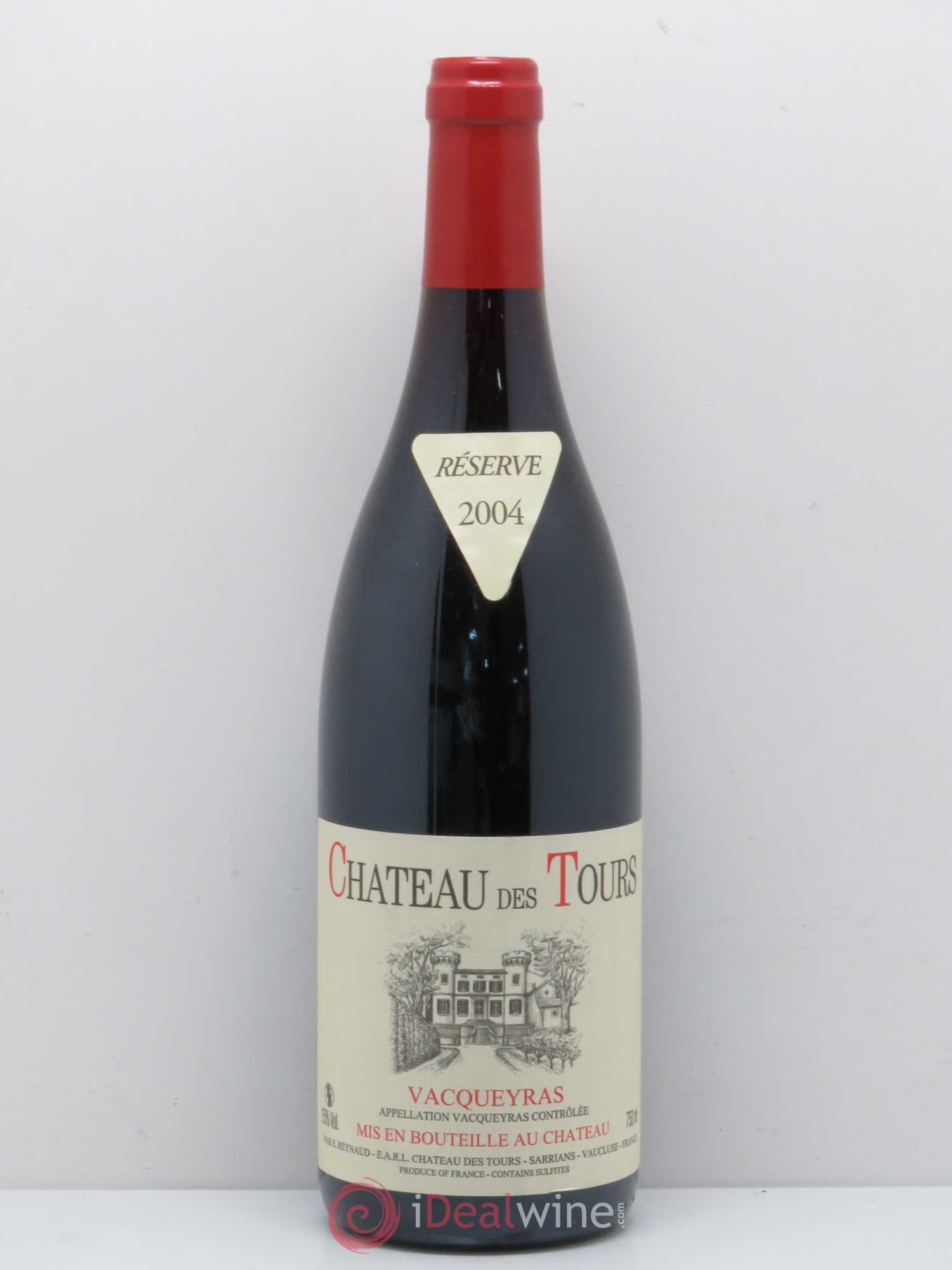 Vacqueyras Château des Tours Emmanuel Reynaud 2004 - Lot de 1 bouteille - 0