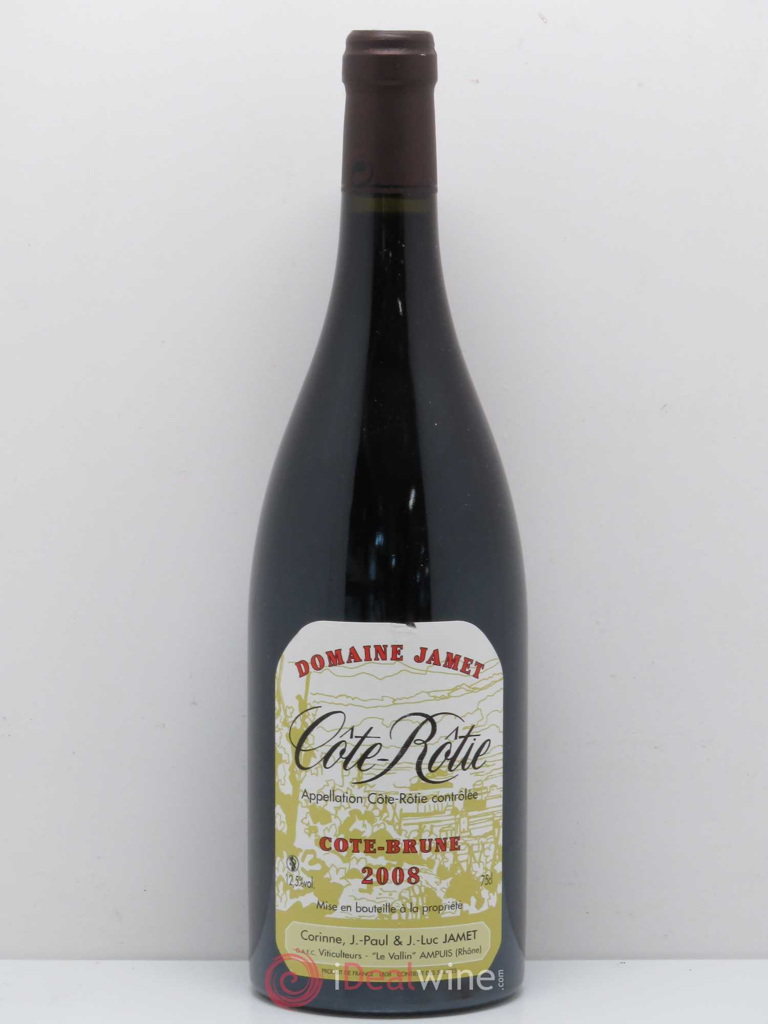 Côte-Rôtie Côte Brune Jamet (Domaine) 2008 - Lot de 1 bouteille - 0