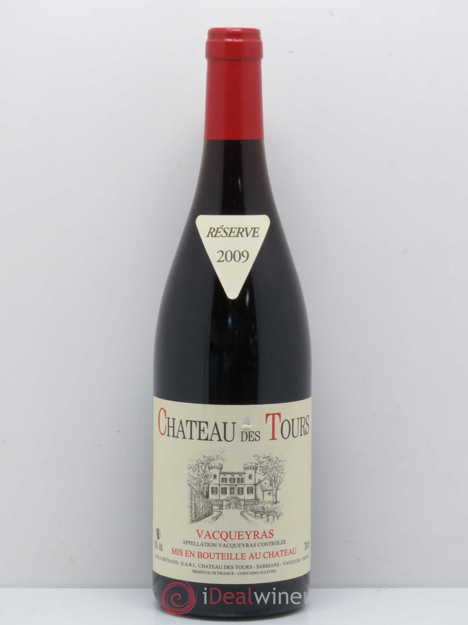 Vacqueyras Château des Tours Emmanuel Reynaud 2009 - Lot de 1 bouteille - 0