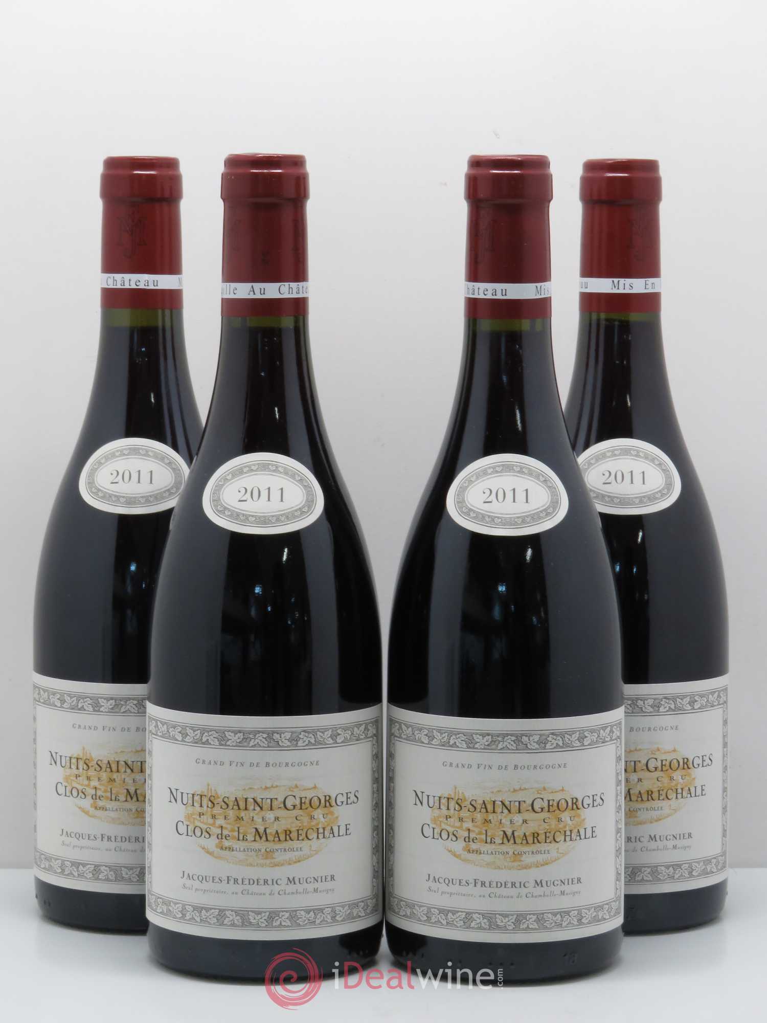 Nuits-Saint-Georges 1er Cru Clos de La Maréchale Jacques-Frédéric Mugnier 2011 - Lot de 4 bouteilles - 0