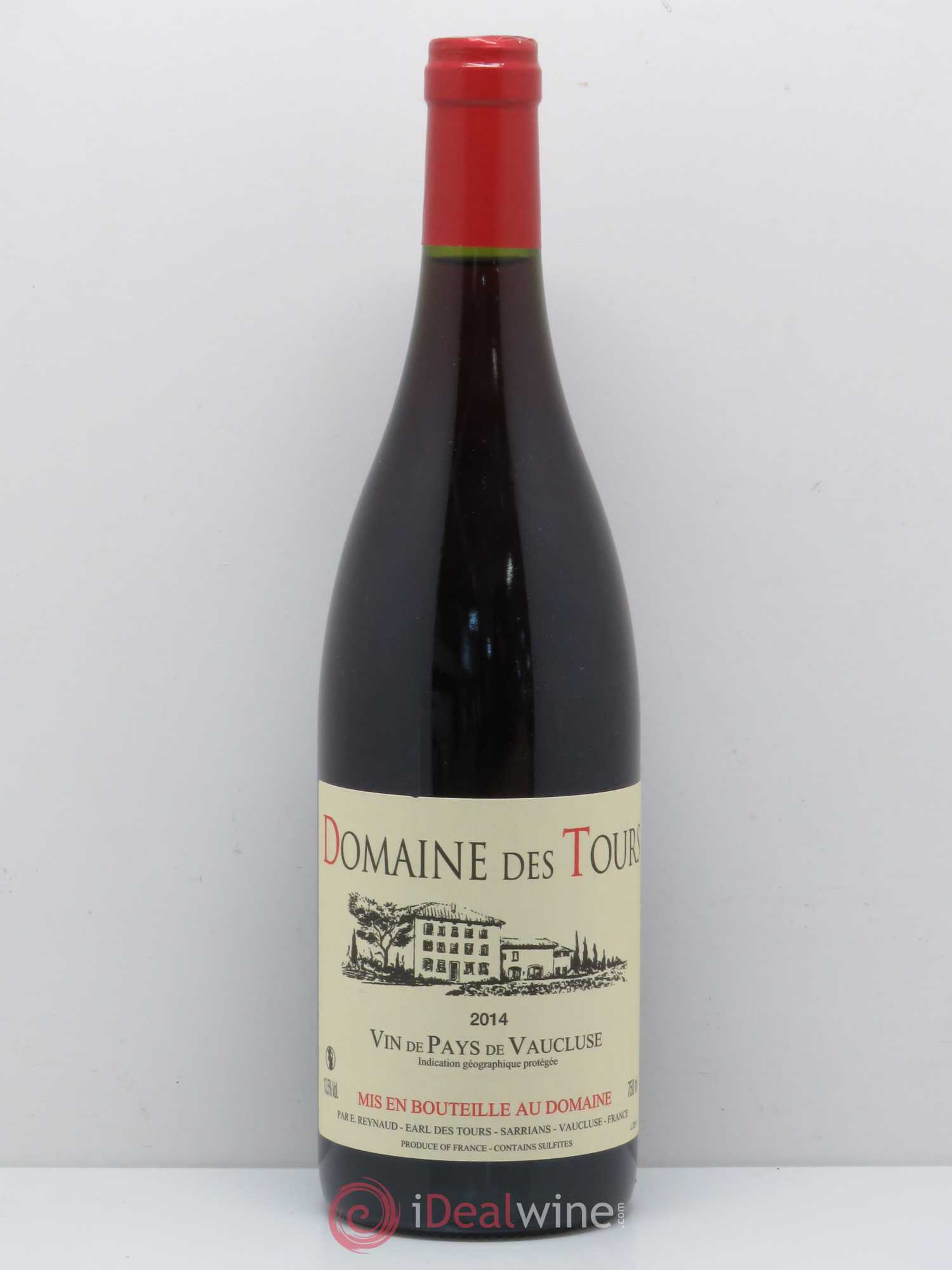 IGP Vaucluse (Vin de Pays de Vaucluse) Domaine des Tours Emmanuel Reynaud 2014 - Lot de 1 bouteille - 0