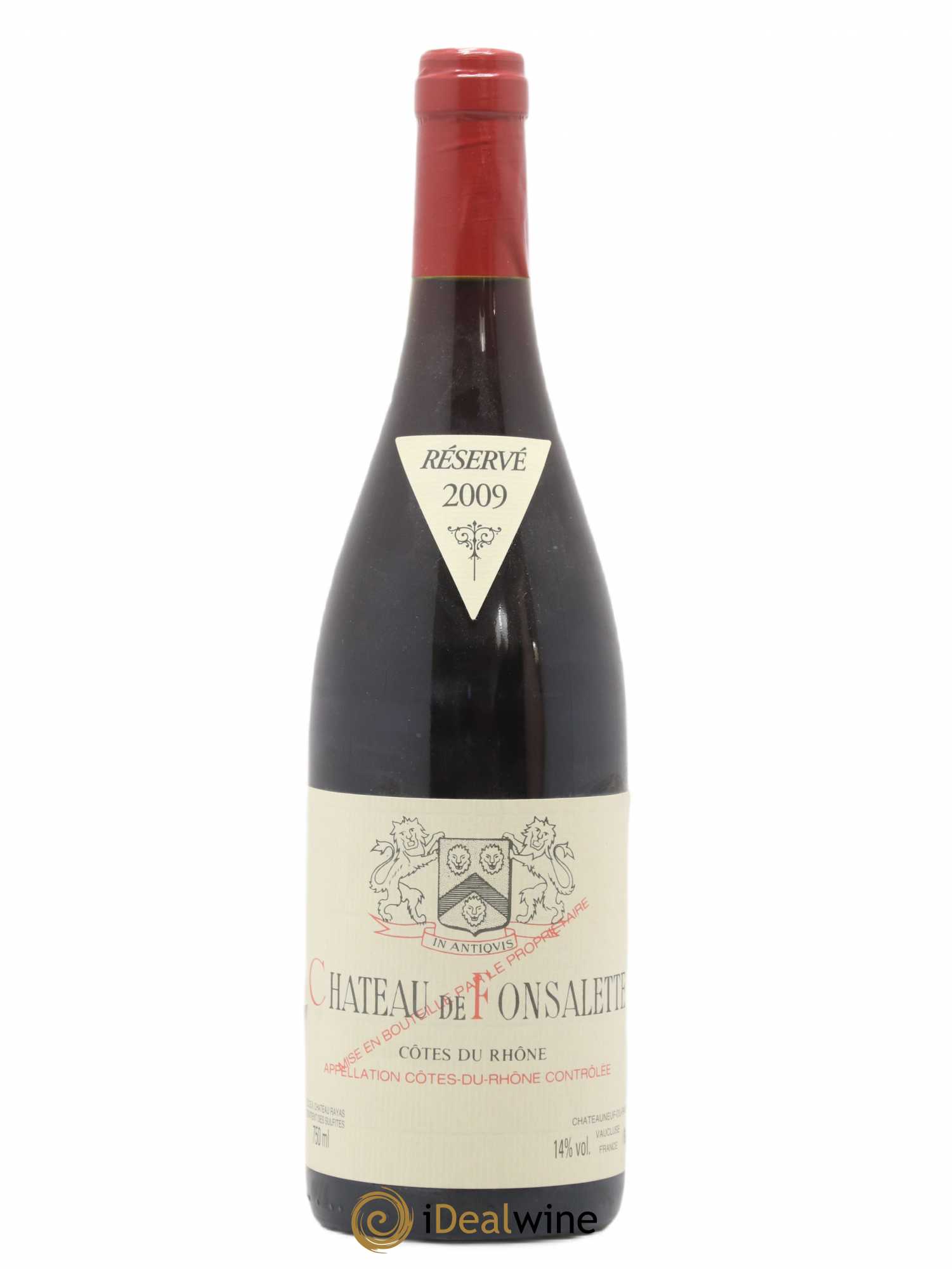 Côtes-du-Rhône Château de Fonsalette Emmanuel Reynaud 2009 - Lot de 1 bouteille - 0