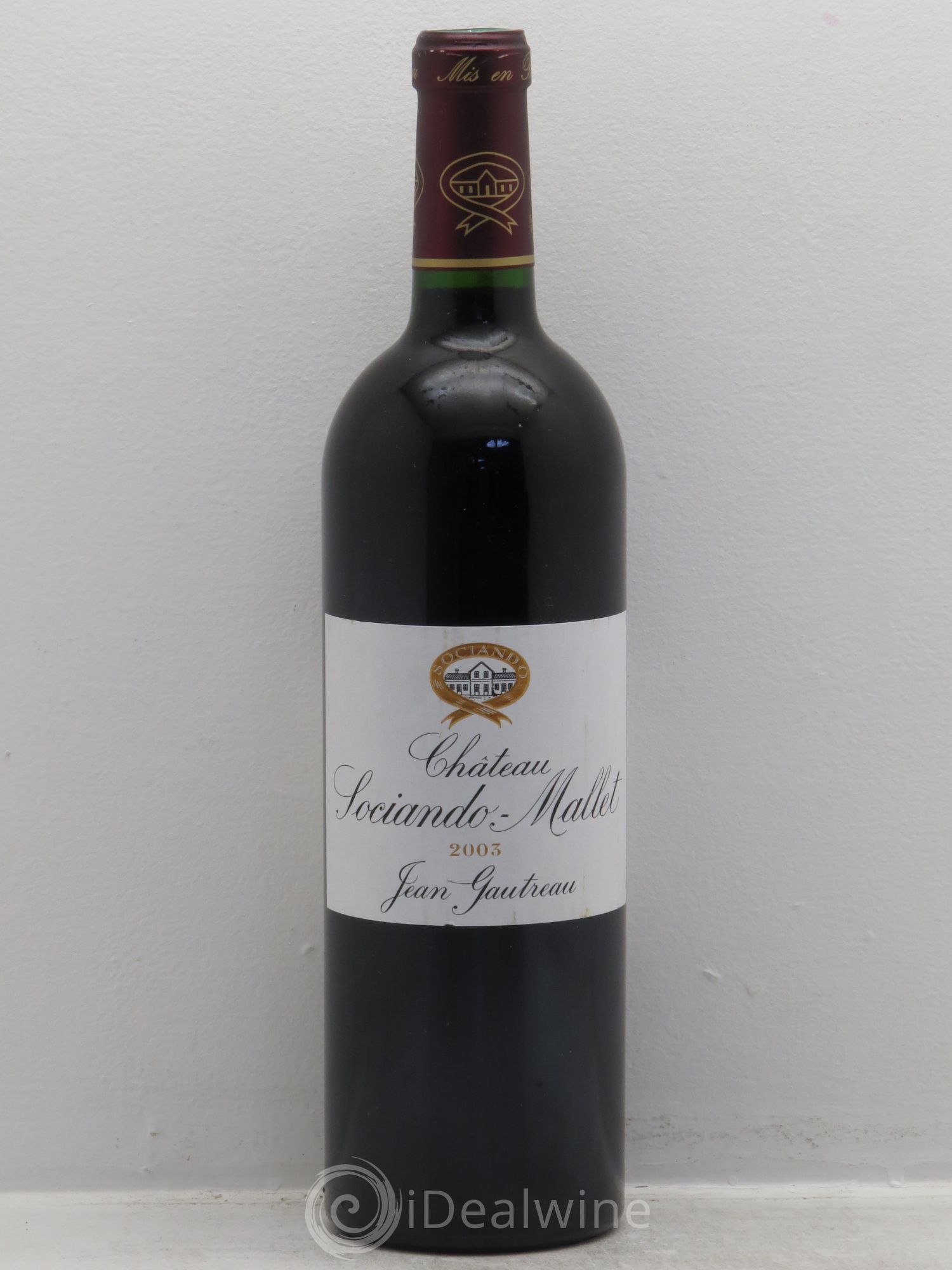 Château Sociando Mallet 2003 - Lot de 6 bouteilles - 0