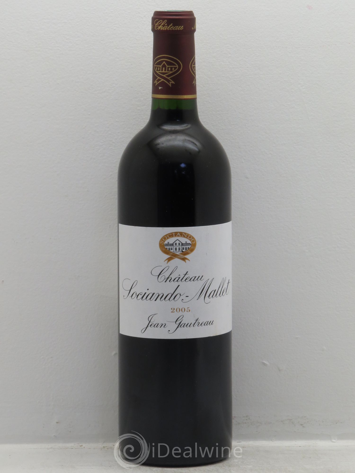 Château Sociando Mallet 2005 - Lot de 1 bouteille - 0