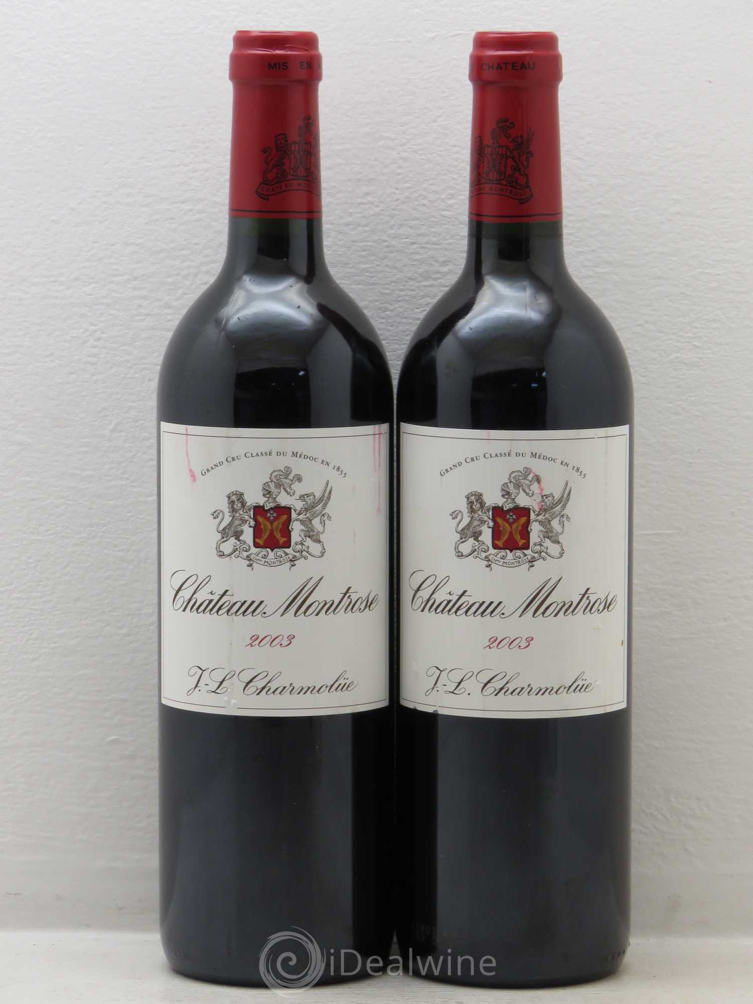 Château Montrose 2ème Grand Cru Classé 2003 - Lot de 2 bouteilles - 0