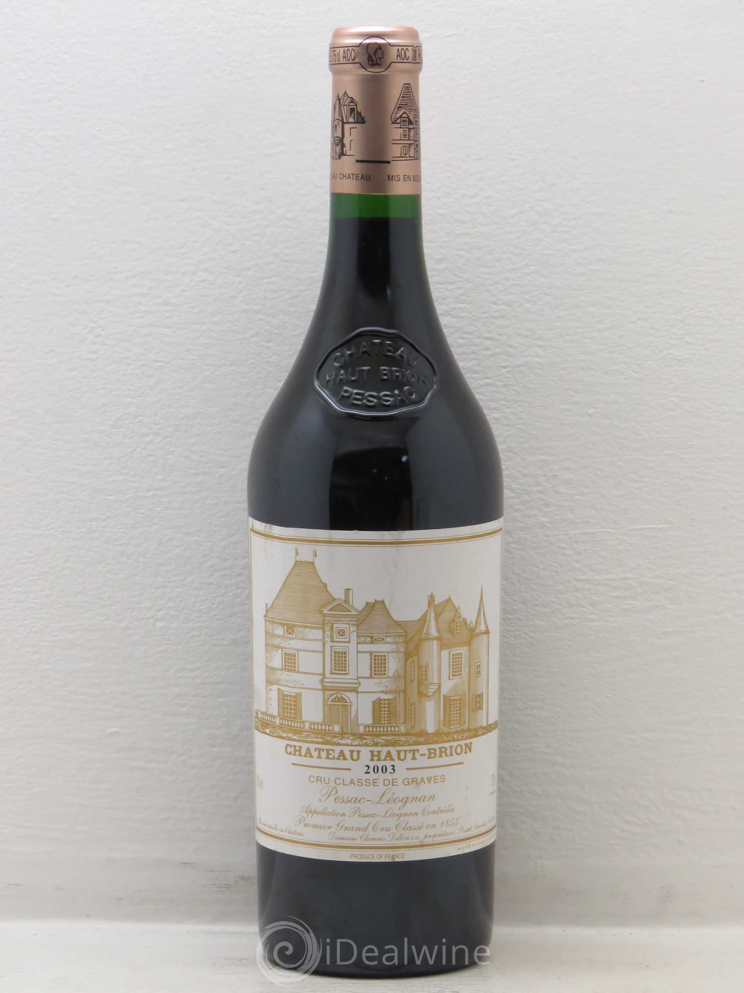 Château Haut Brion 1er Grand Cru Classé 2003 - Lot de 1 bouteille - 0
