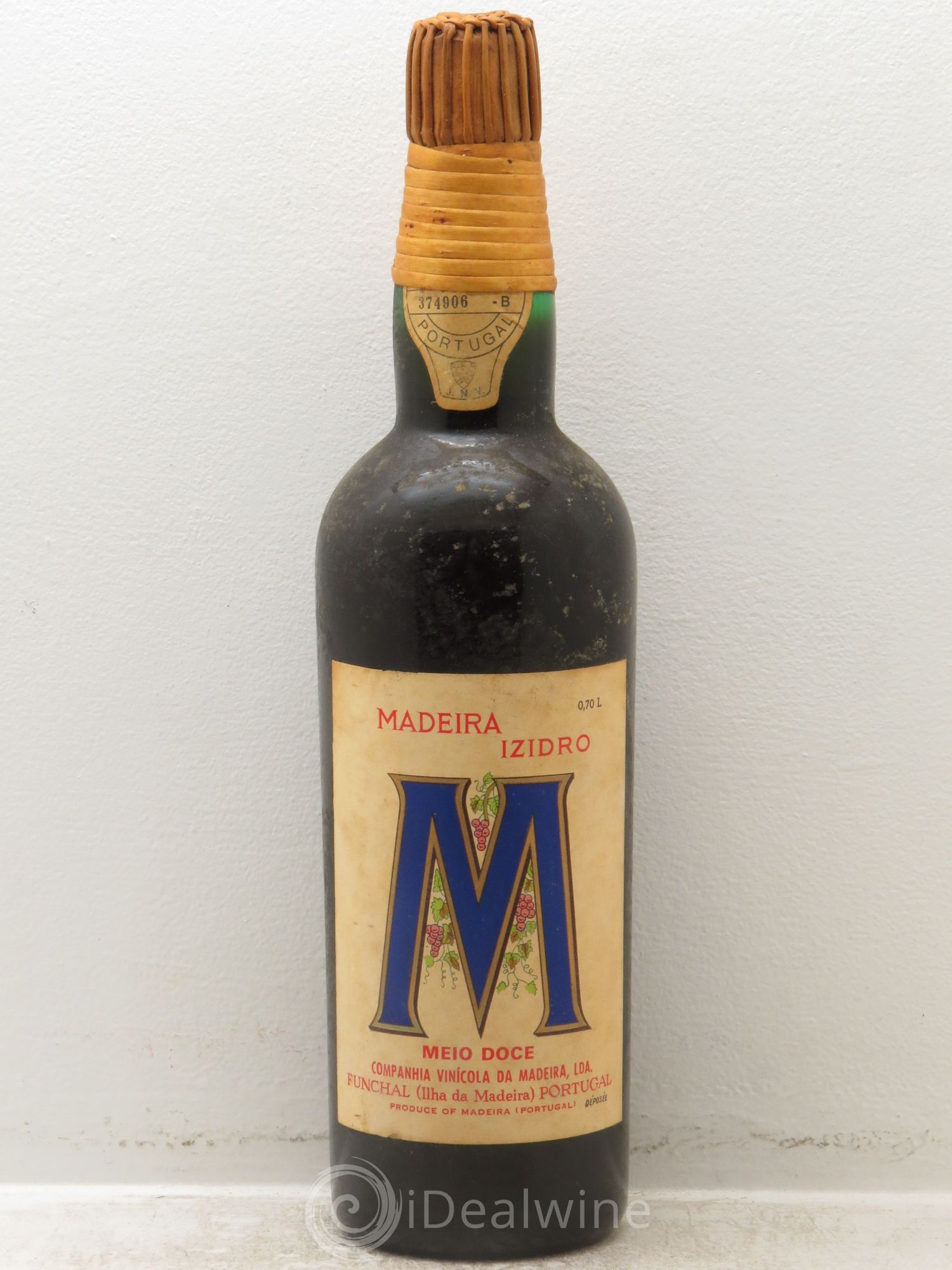 Madère Izidro Meio Doce Compagnie vinicole de Madeira - Posten von 1 Flasche - 0