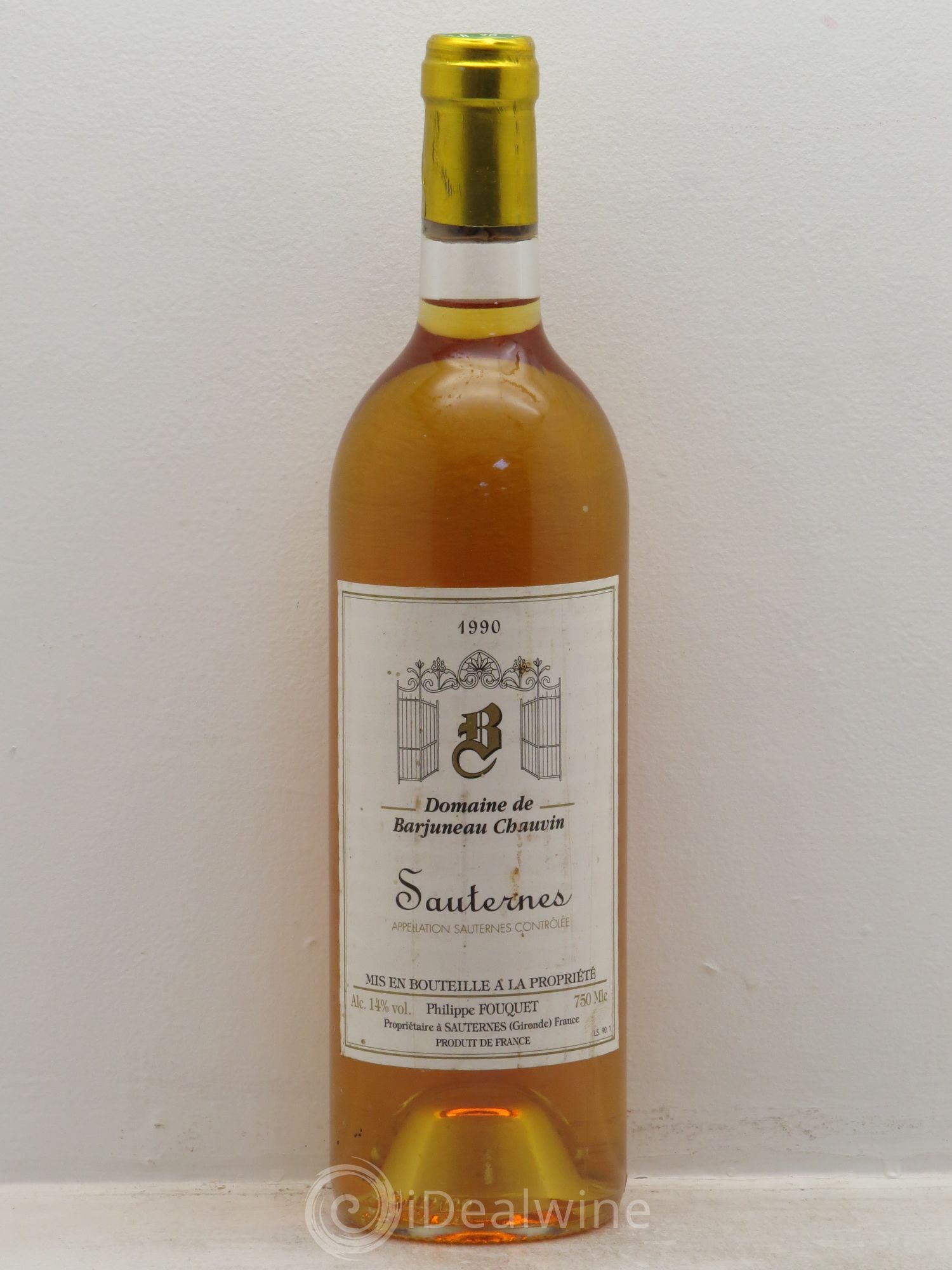 Sauternes Barjumeau Chauvin (sans prix de réserve) 1990 - Posten von 1 Flasche - 0