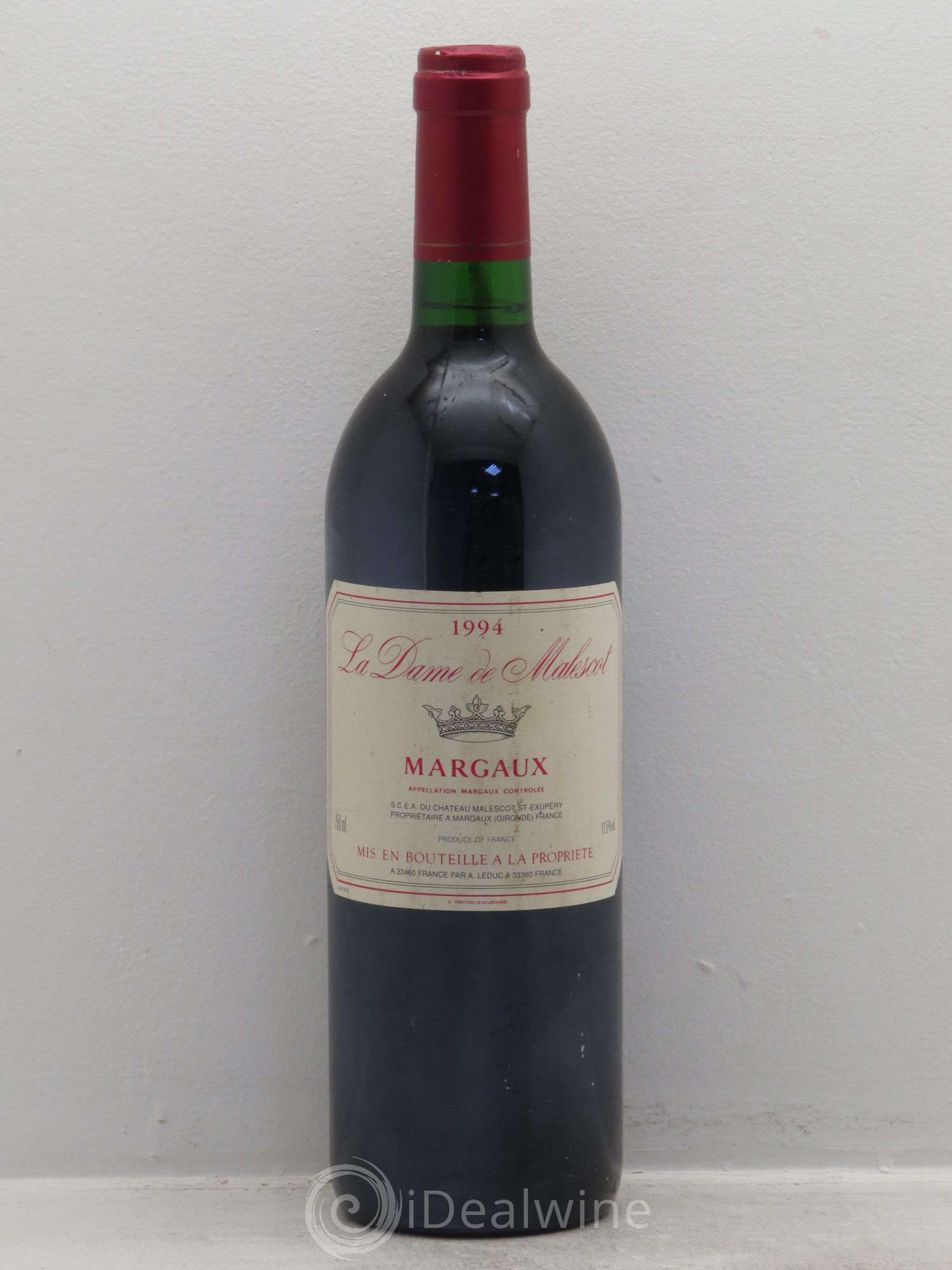 La Dame de Malescot 1994 - Lot de 1 bouteille - 0