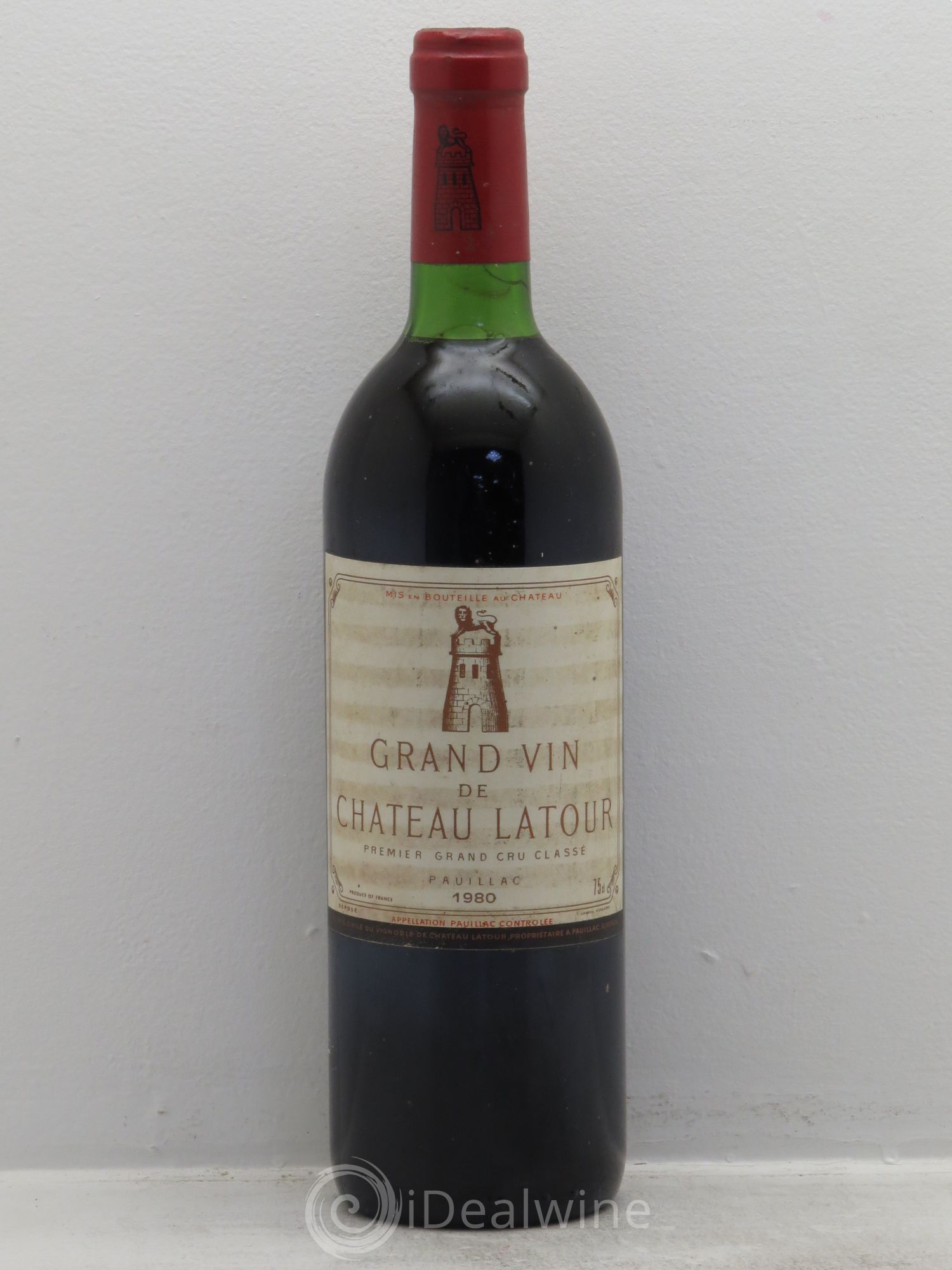 Château Latour 1er Grand Cru Classé 1980 - Lot de 1 bouteille - 0