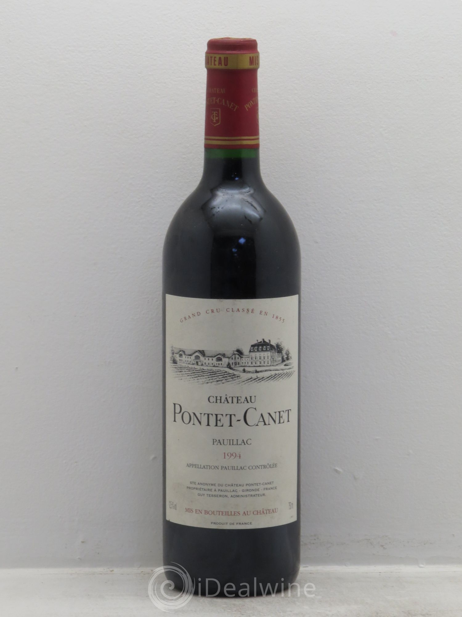 Château Pontet Canet 5ème Grand Cru Classé 1994 - Lot de 1 bouteille - 0